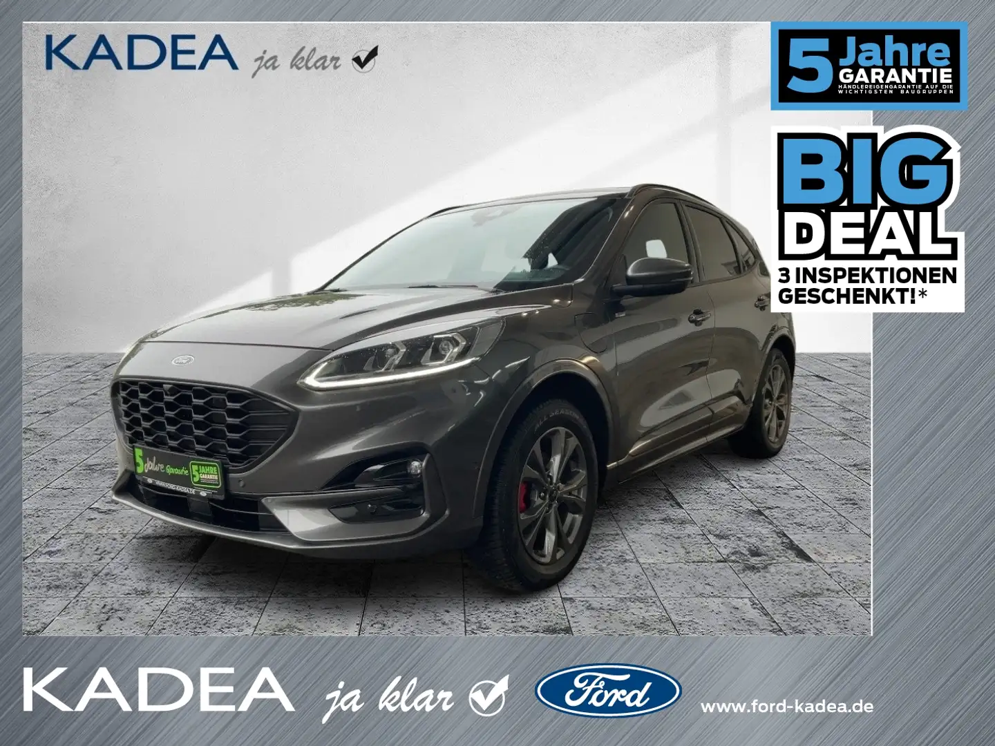 Ford Kuga 2.5 Duratec PHEV ST-Line X ACC+AHK+LED+Navi Gris - 1