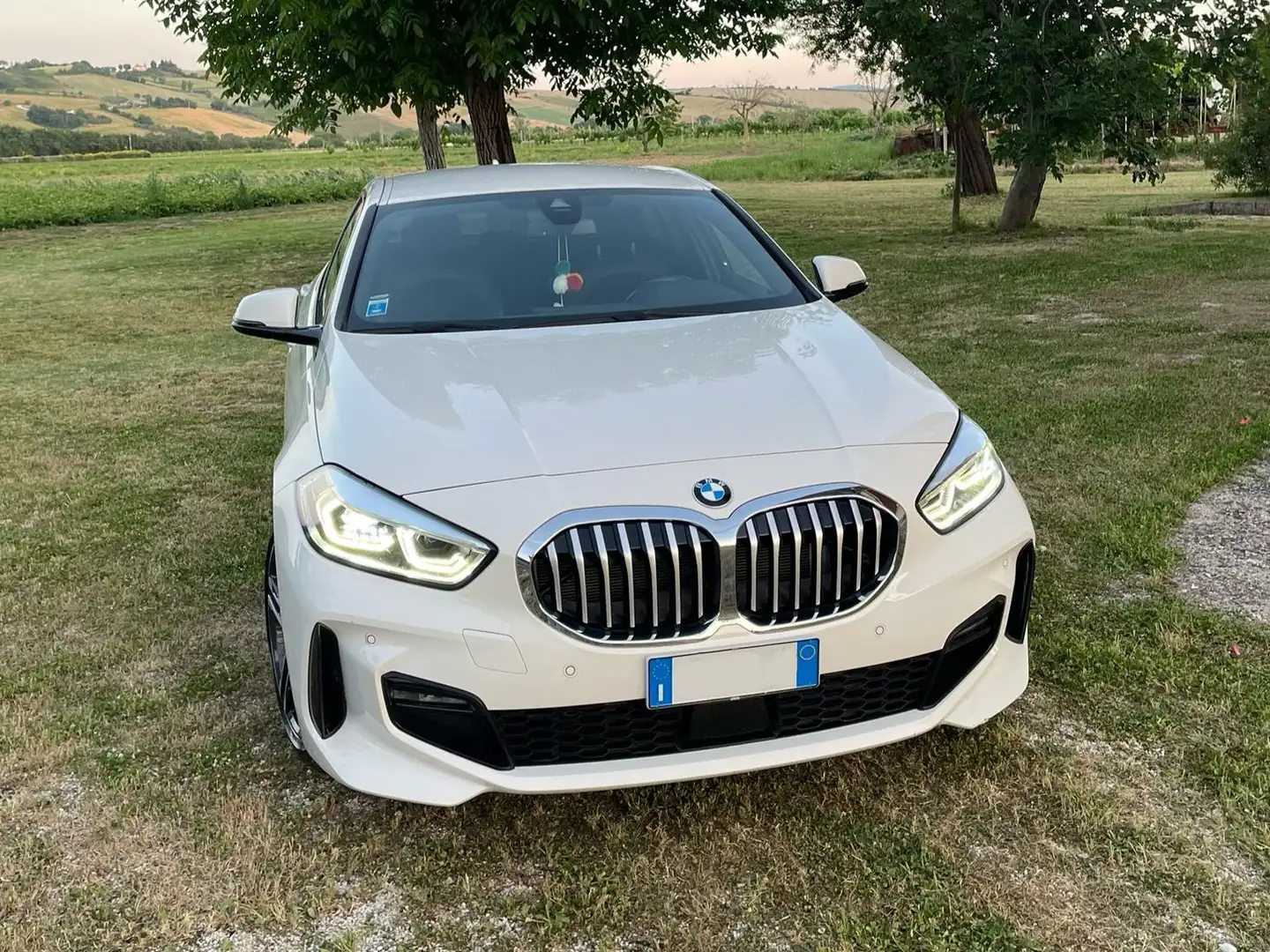 BMW 118 118d Msport auto Bianco - 1