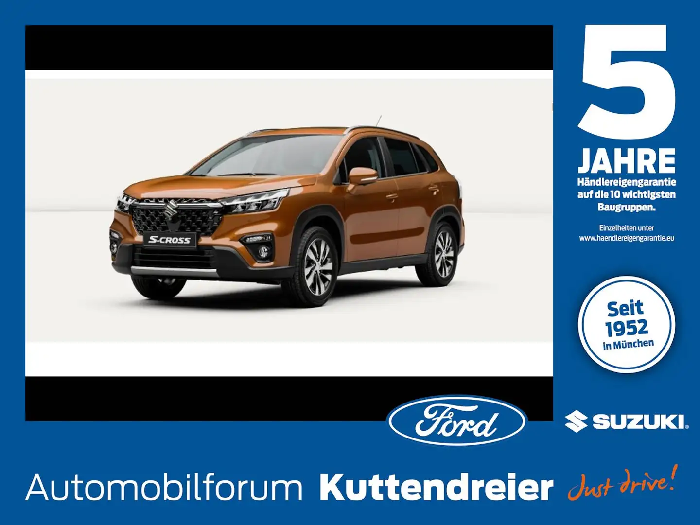 Suzuki S-Cross 1.4 Boosterjet Comfort+ AllGrip Klima*NAV Marrón - 1