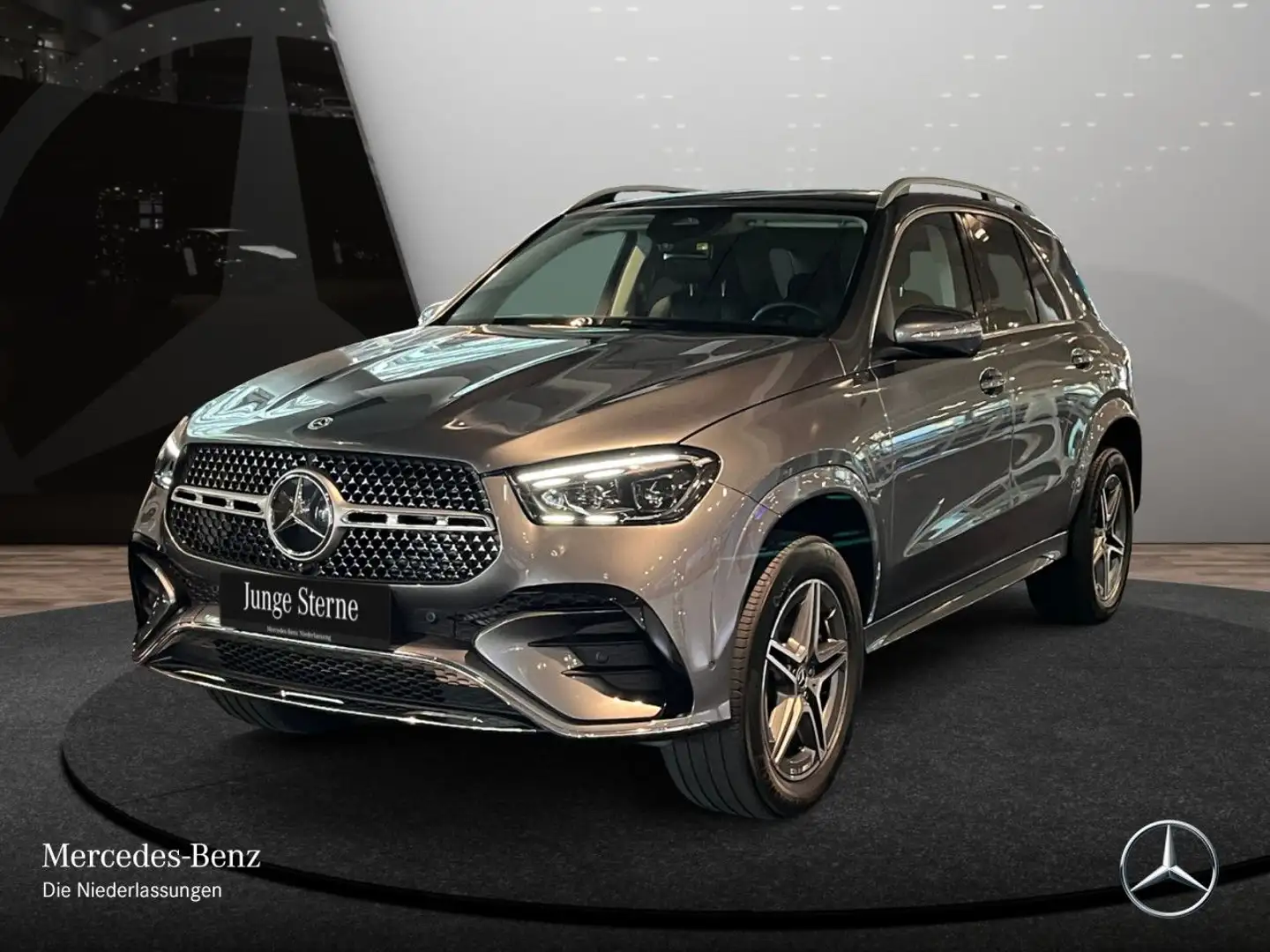 Mercedes-Benz GLE 350 de 4M AMG+PANO+360+AHK+MULTIBEAM+20"+HUD Gris - 2