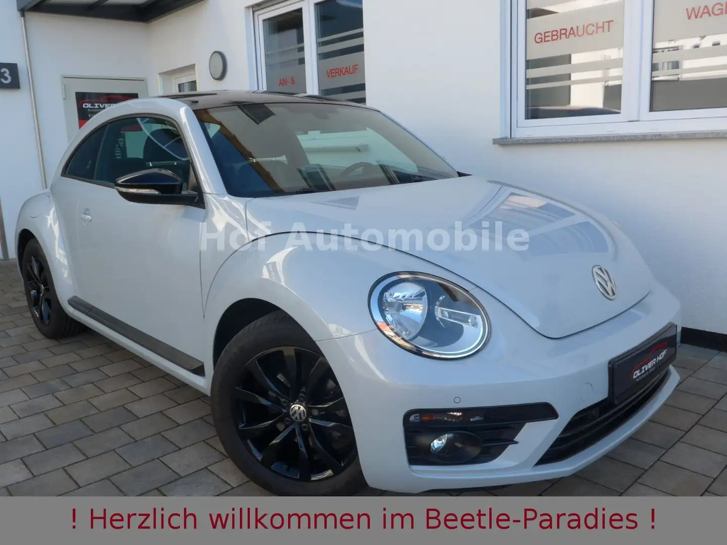 Volkswagen Beetle 1.4TSI Design Black-Line Navi DAB SHZ PDC Blanc - 1