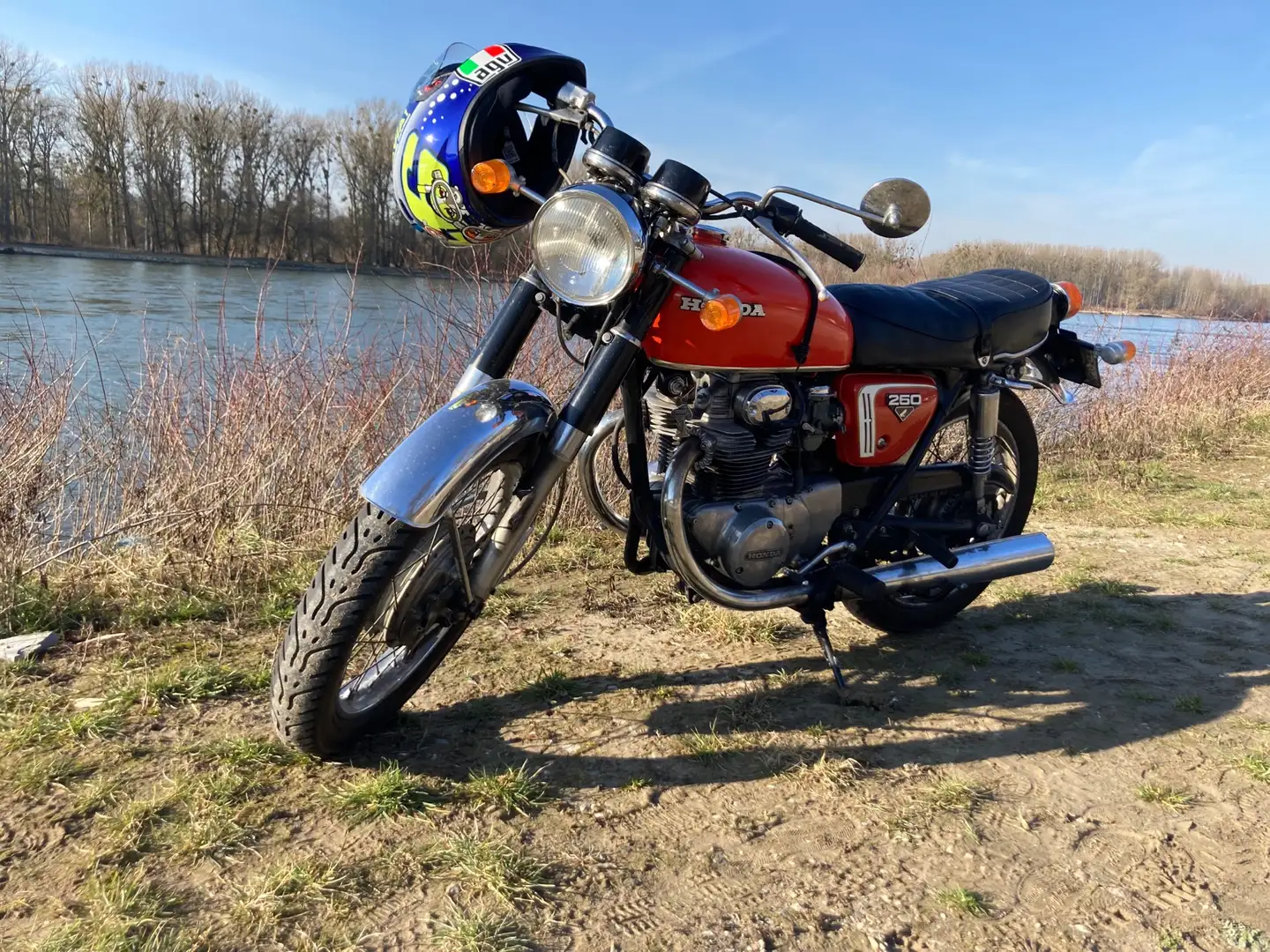 Honda CB 250 K Červená - 1