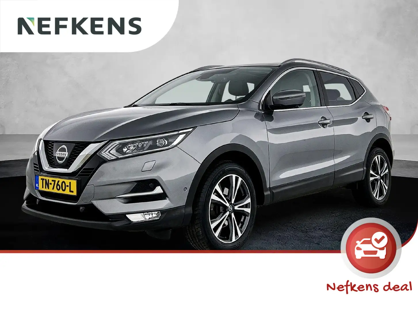 Nissan Qashqai 1.6 Tekna 163pk | Elektrisch Verstelbare Bestuurde Grijs - 1
