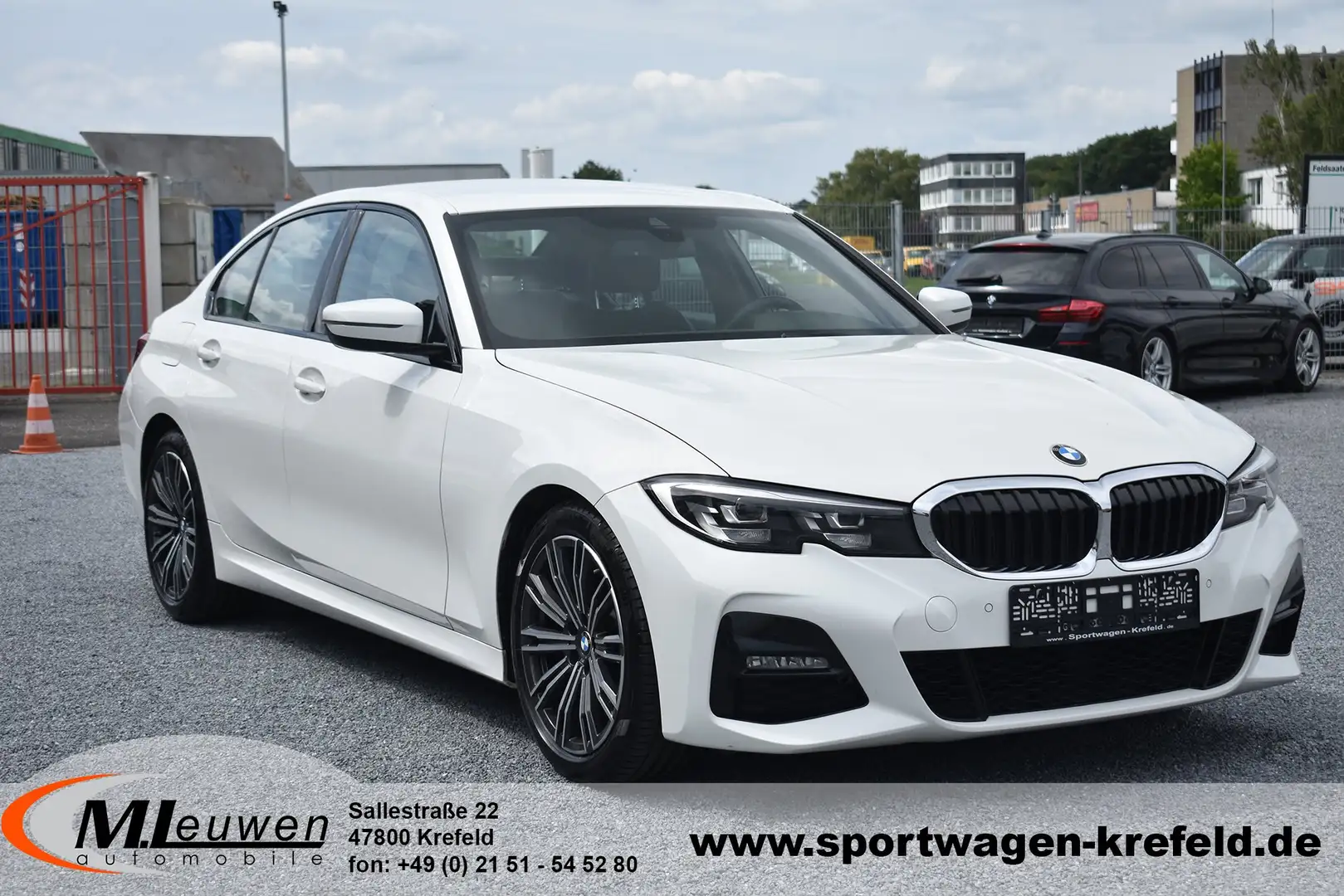 BMW 320 320 d xDrive M Sport LEDER*NAVI*PDC*18"*SHZG* Blanc - 2