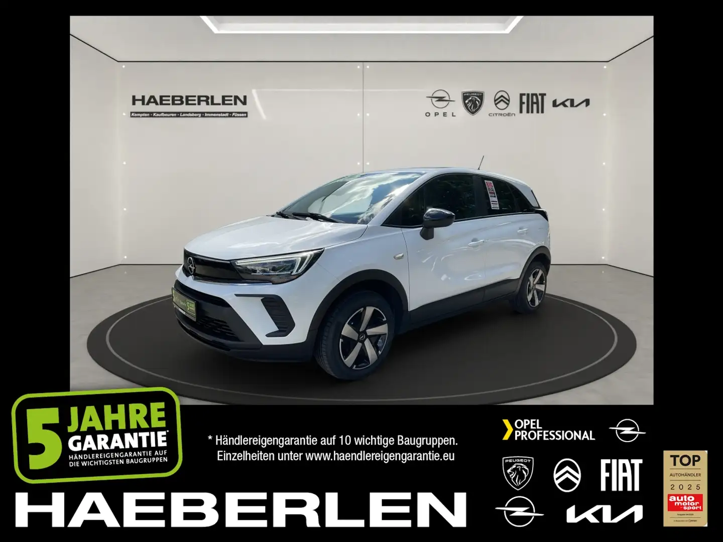 Opel Crossland 1.2 Edition *Sitz-/Lkrdh*Cruise*Carplay Bílá - 1