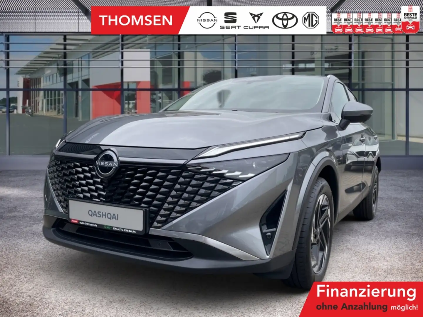 Nissan Qashqai 1.3 DIG-T MHEV N-Connecta ACC AUT Navi Grau - 1