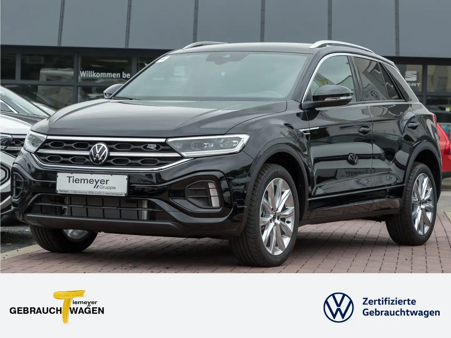 Volkswagen T-Roc 1.5 TSI DSG R-LINE IQ DRIVE ACC LED APP-CO Schwarz - 1