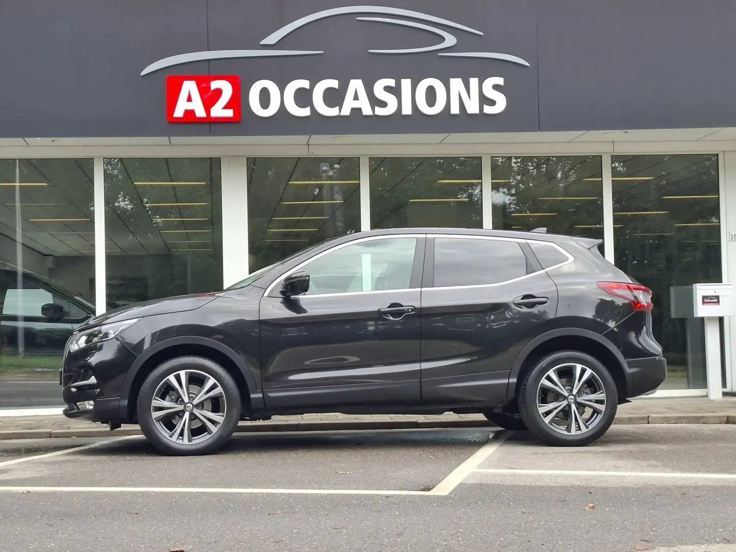 Nissan Qashqai 1.6 163pk 1e Eig./360 Camera/Cruise/Navi/Bluetooth Zwart - 2