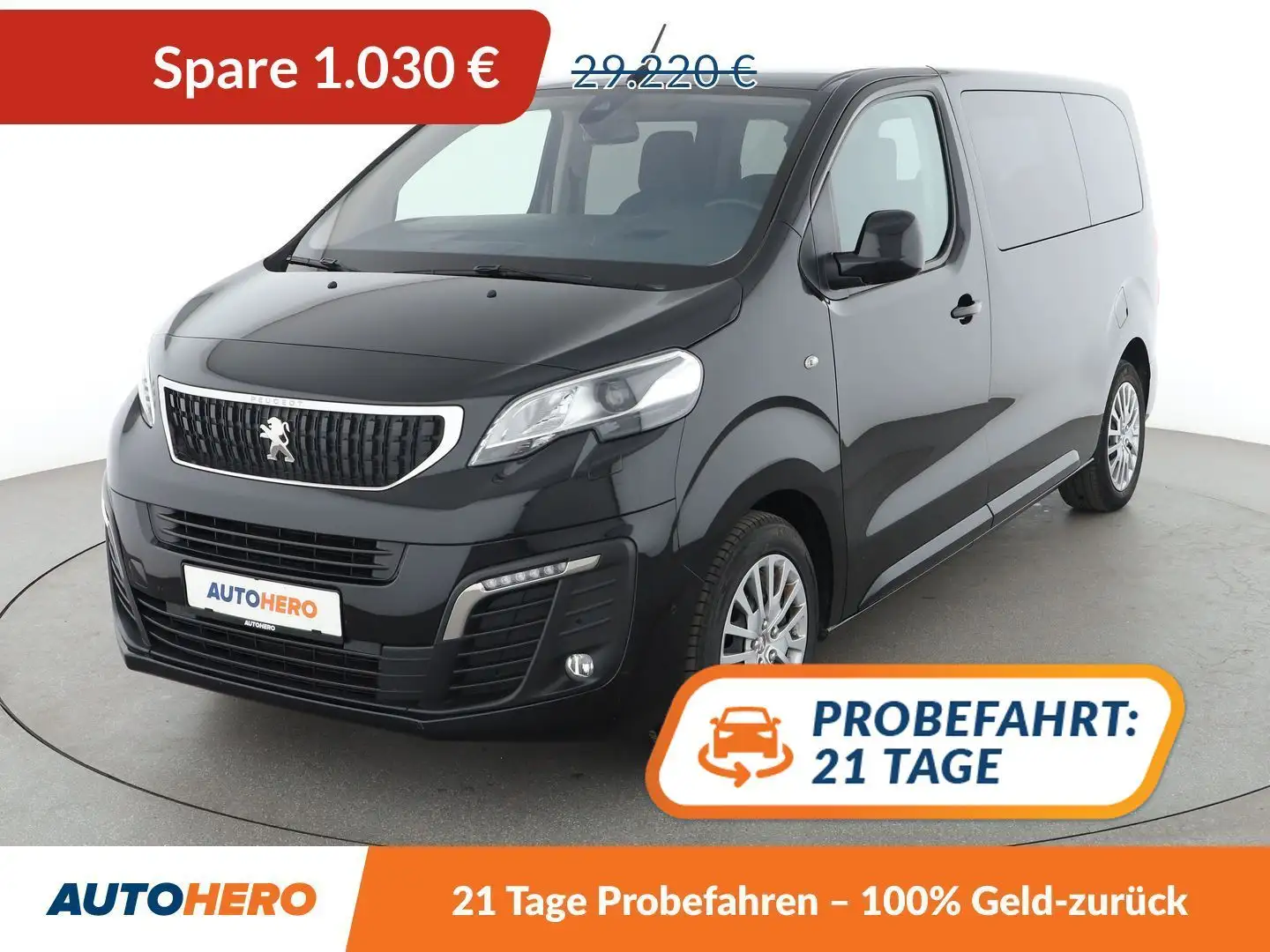 Peugeot Expert 2.0 Blue-HDi Active L2 Aut.*8-SITZER*NAVI*CAM* Schwarz - 1