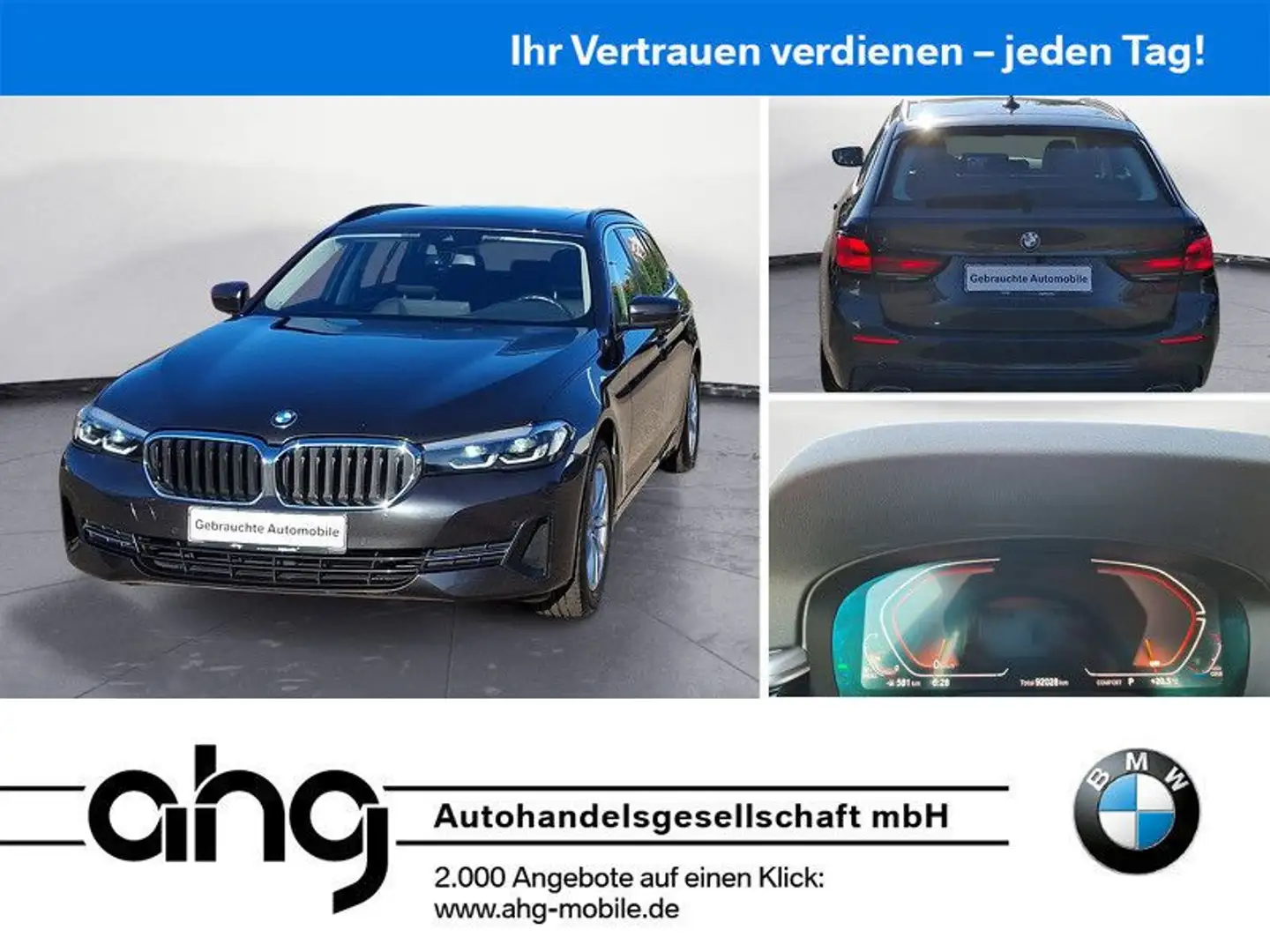 BMW 530 d xDrive Touring Panorama HIFI Parking Assist Grau - 1
