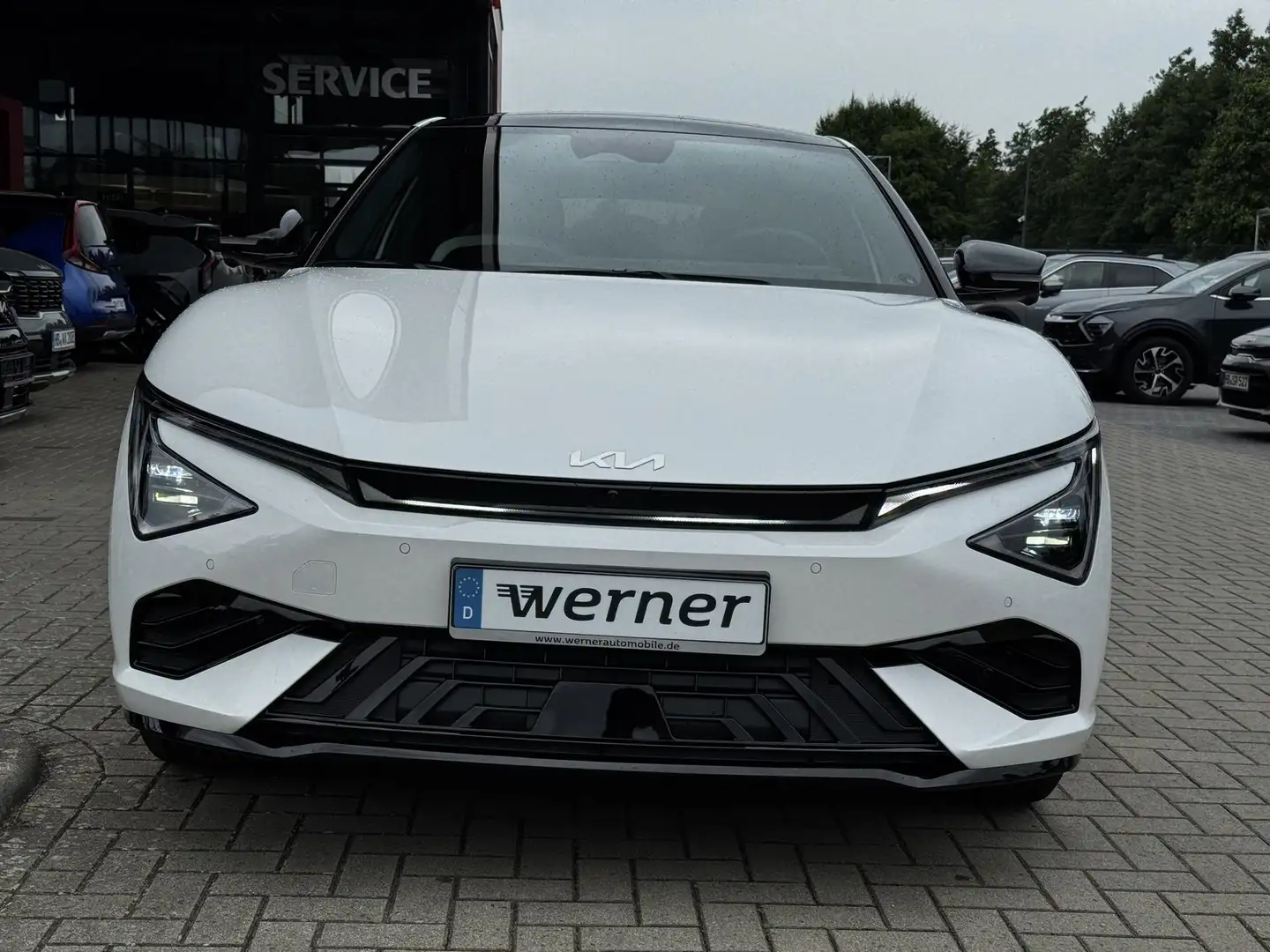 Kia EV6 GT-line 84 kWh RWD Assist+ GD AHK SD WP Weiß - 2