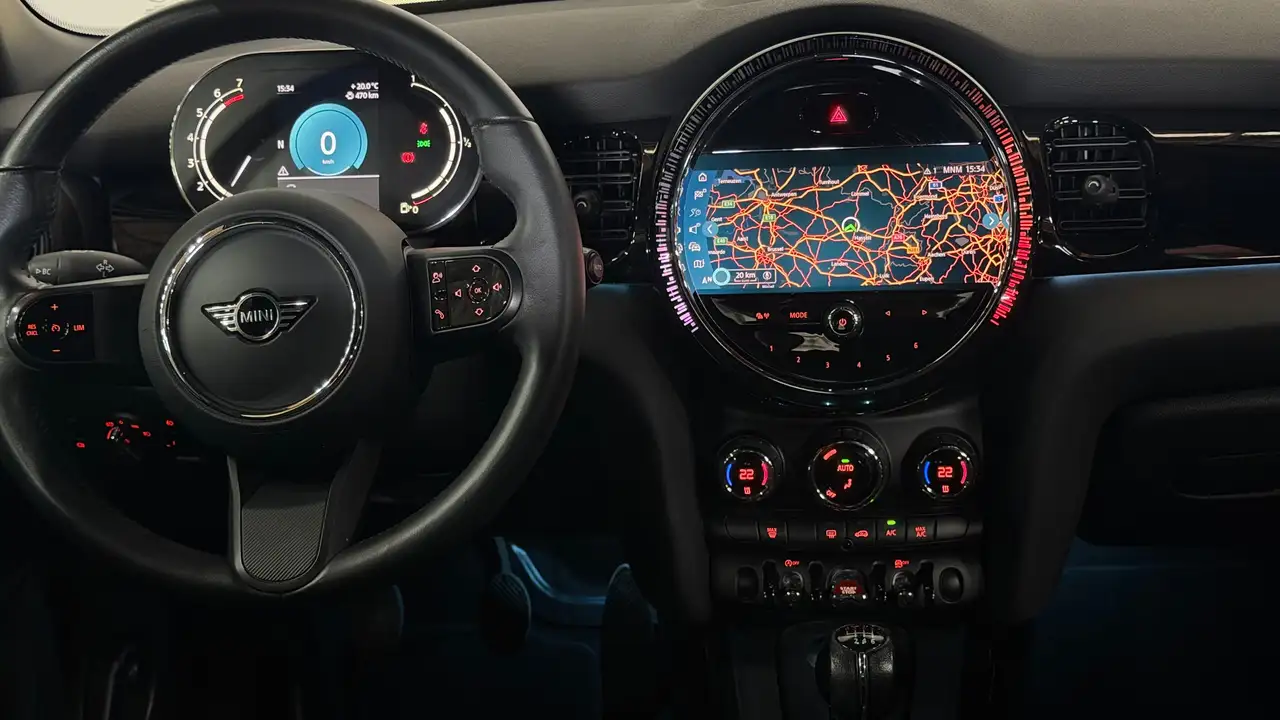 MINI Cooper One 1.5 Benzine Garantie EURO 6d Facelift LED Cruise Controle Sfeerverlichting Prof Navi Virtual, миниатюра 11