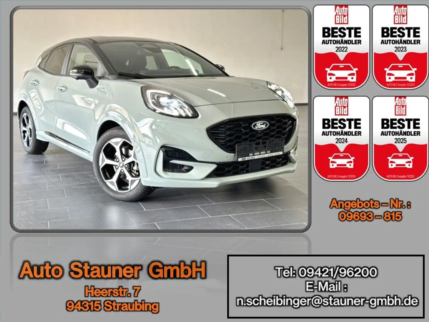 Ford Puma ST-Line 1.0 MHEV Automatik/NEUES MODELL/AHK Grigio - 1