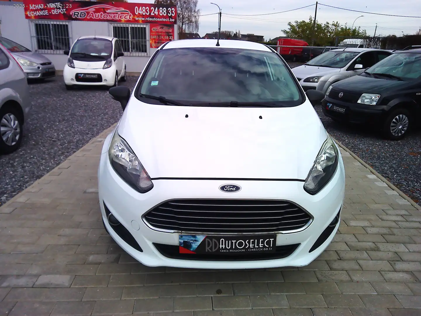 Ford Fiesta Fiesta 1.5 TDCi Trend Blanc - 2