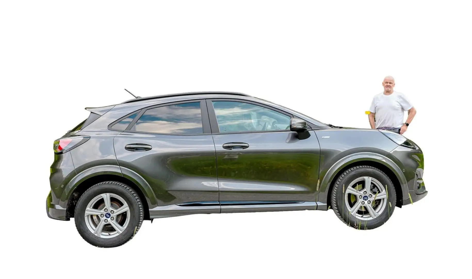 Ford Puma 1,0 EcoBoost ST-Line Grau - 2