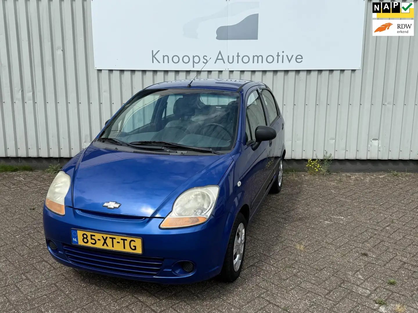 Chevrolet Matiz 0.8 Spirit 5drs Airco Blauw - 1