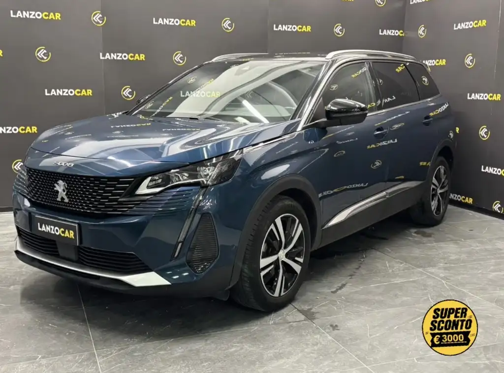 Peugeot 5008, 1.5 BLUEHDI GT 130CV EAT8 7P *DIVERSI COLORI*, colore blu, 2023, diesel | usata in vendita da LANZOCAR