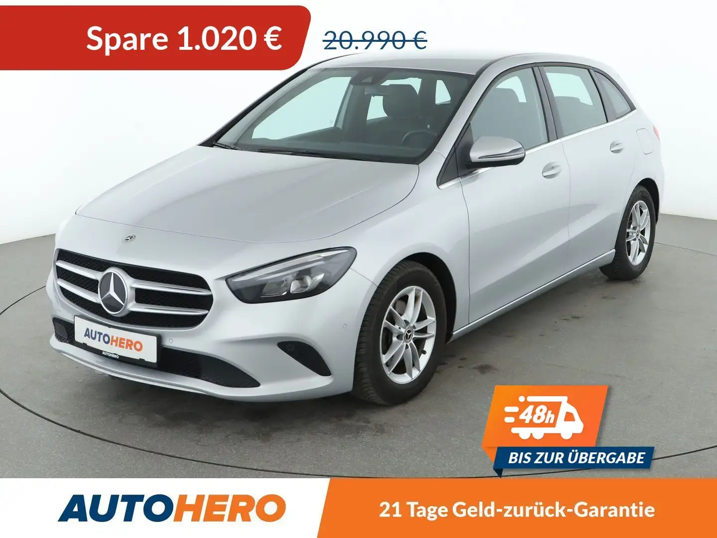 Mercedes-Benz B 180 B 180 d Style Aut.*NAVI*LED*TEMPO*CAM*PDC*SHZ* Silber - 1