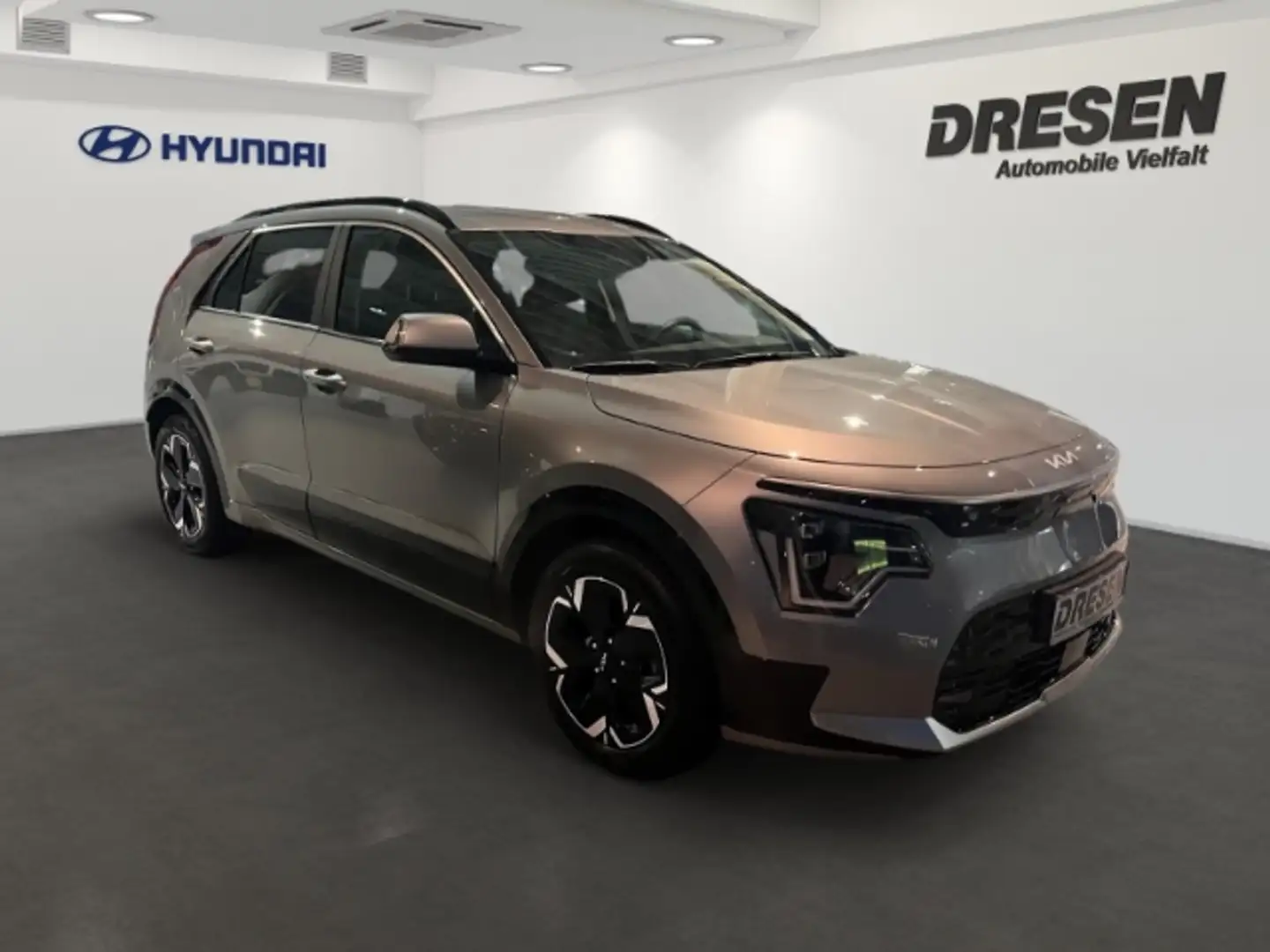 Kia Niro e-Vision 64,8kwh+Style-Paket+Kamera+Totwinkel+Lenk Grigio - 2