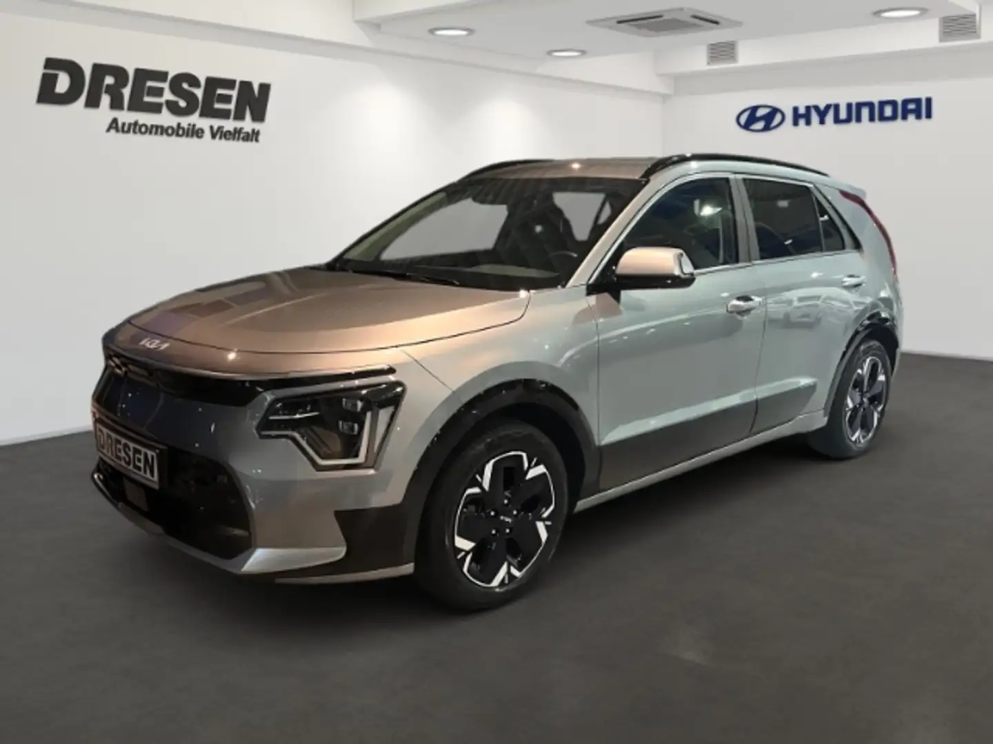 Kia Niro e-Vision 64,8kwh+Style-Paket+Kamera+Totwinkel+Lenk Grigio - 1