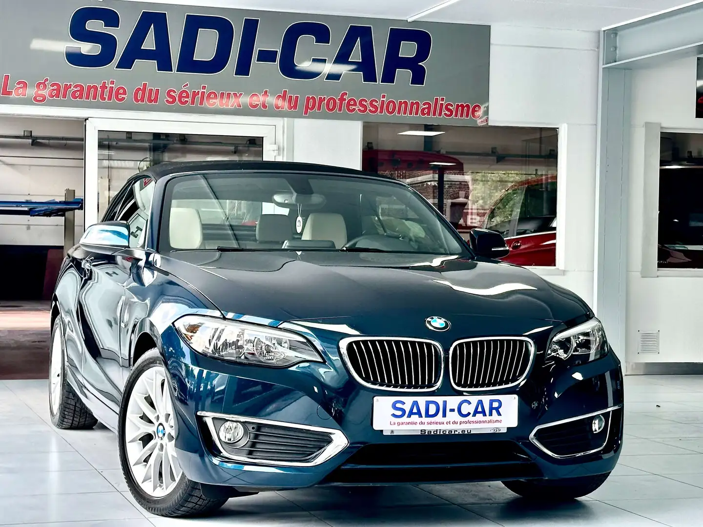 BMW 218 Cabriolet 218i 136cv - LUXURY LINE Blauw - 1