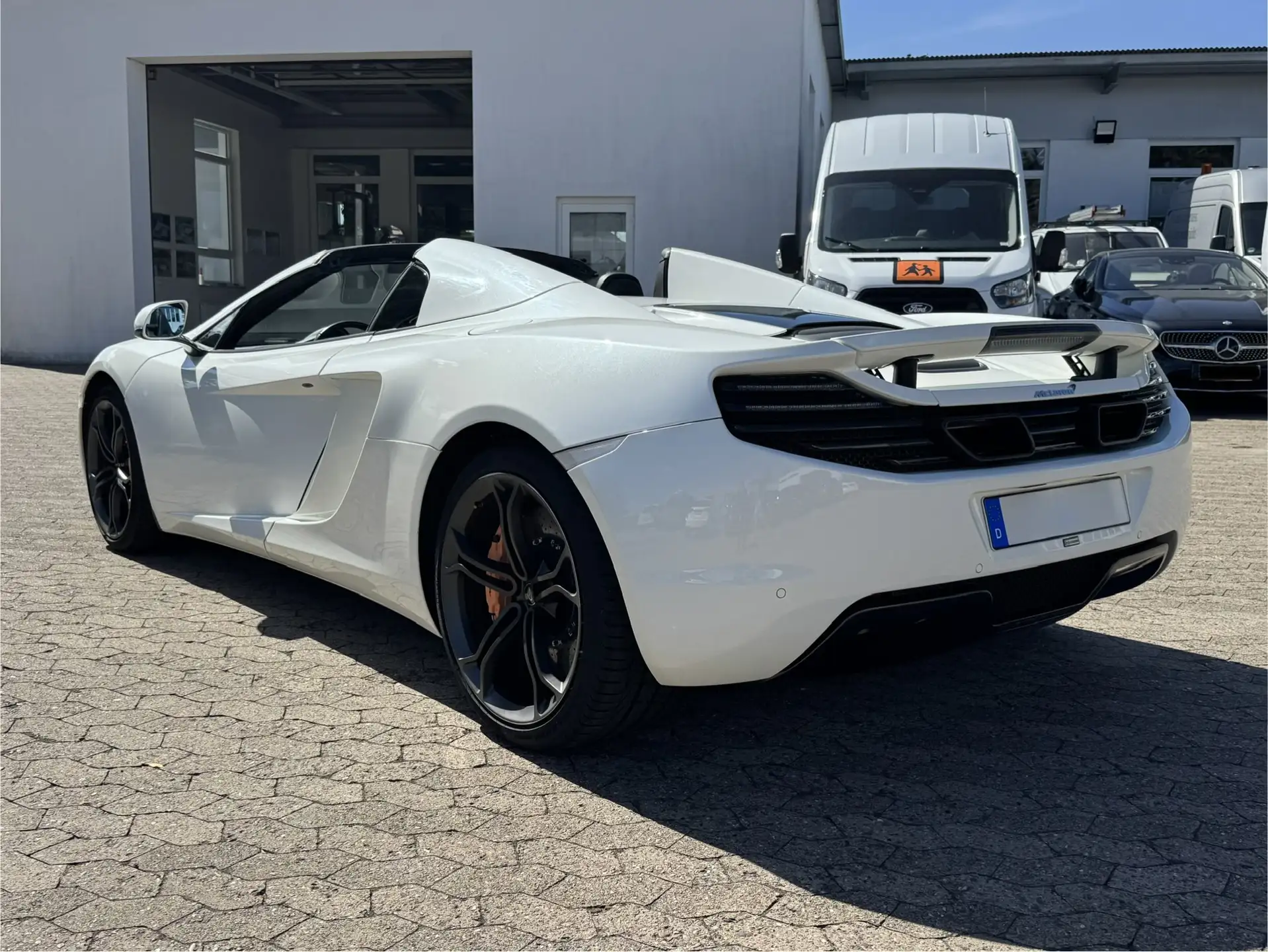 맥라렌 MP4-12C 12 C Spider 2014 흰색 사진 8
