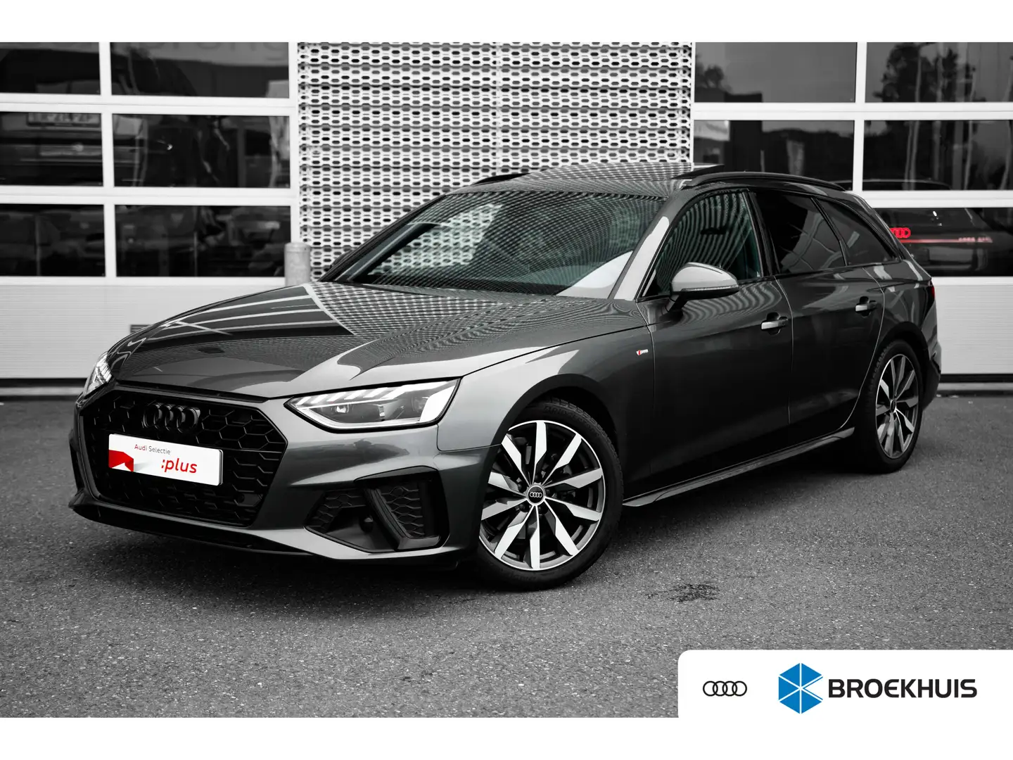 Audi A4 Avant 35 TFSI S edition Competition | Elektrisch g Gris - 1