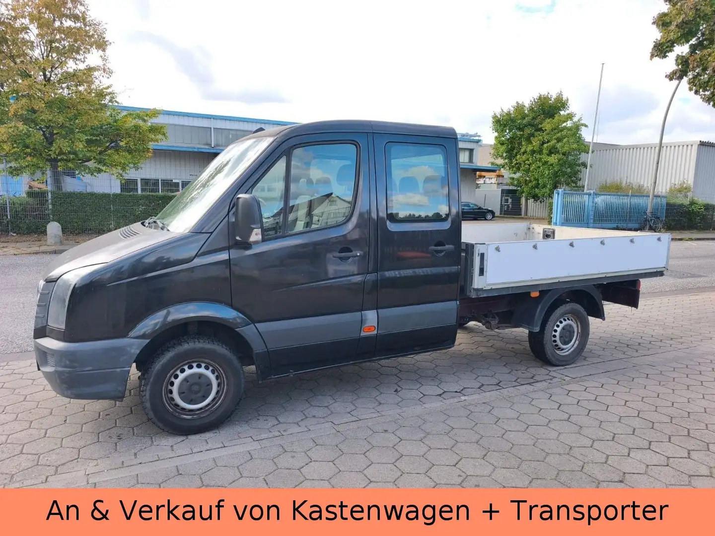 Volkswagen Crafter Pritsche L2 DoKa Tüv Neu - 19% Mw Schwarz - 2