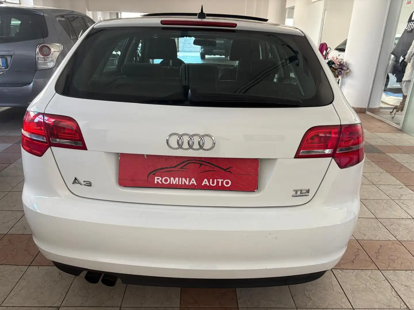 Audi A3 A3 II 2008 Sportback 2.0 tdi Ambition quattro Bianco - 2