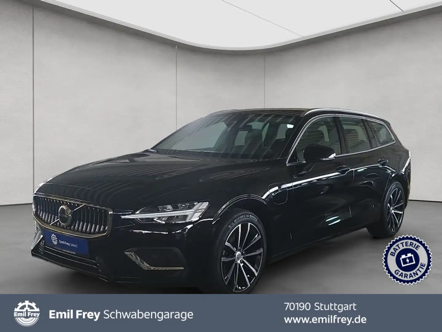 Volvo V60 T6 AWD Recharge Core Schwarz - 1
