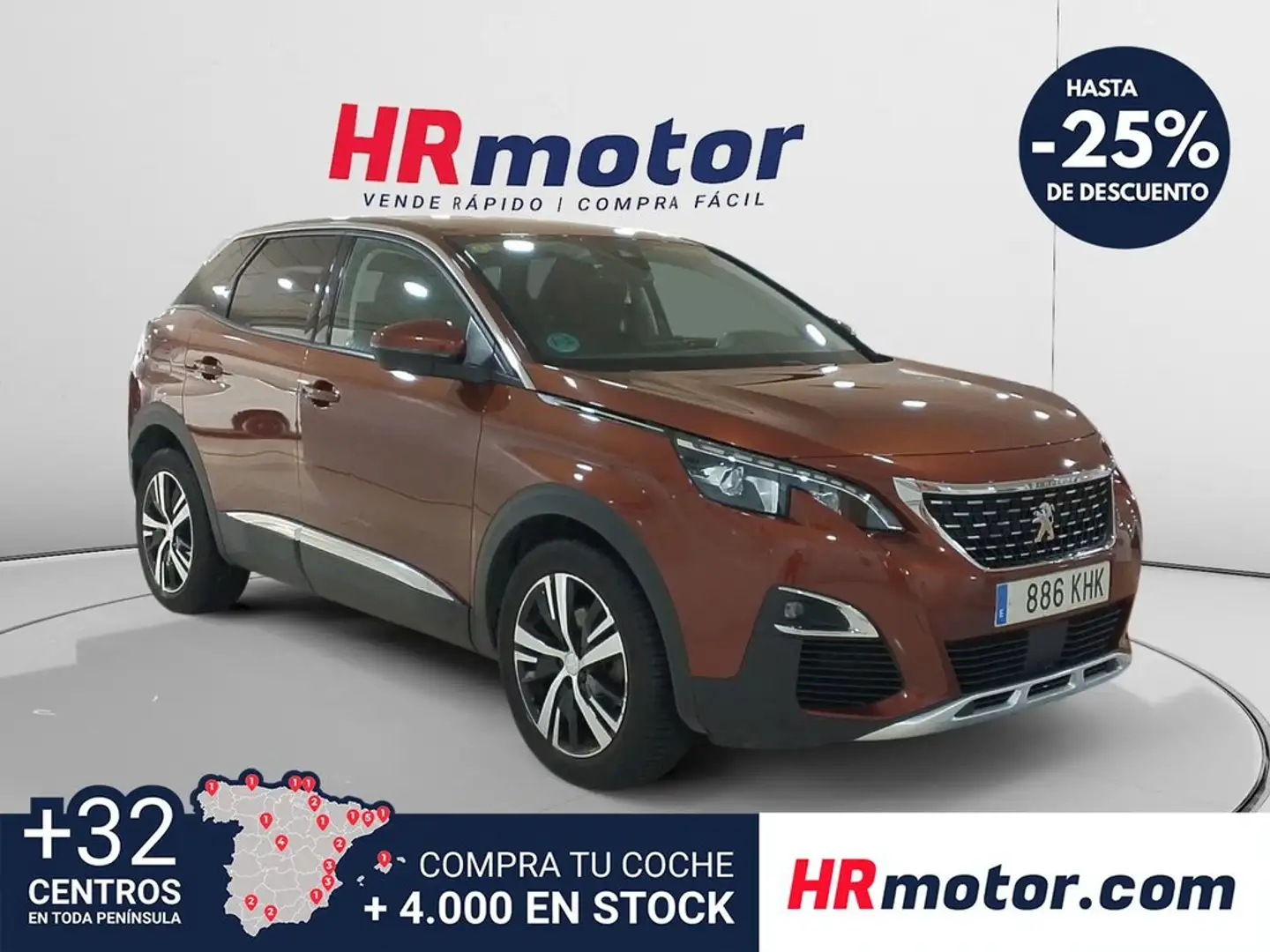 Peugeot 3008 Allure Marrón - 1