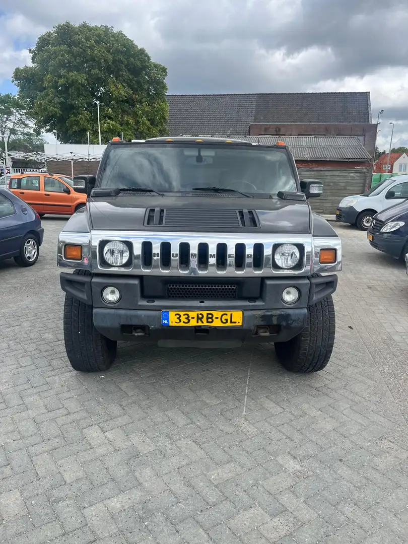 HUMMER H2 6.0 V8 LEER ECC STOELVERWARMING ETC ETC Negru - 1
