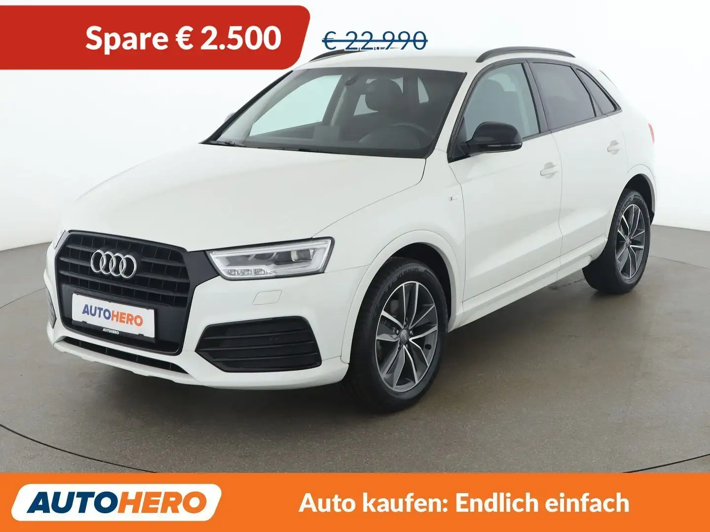 Audi Q3 2.0 TDI Sport S line Weiß - 1