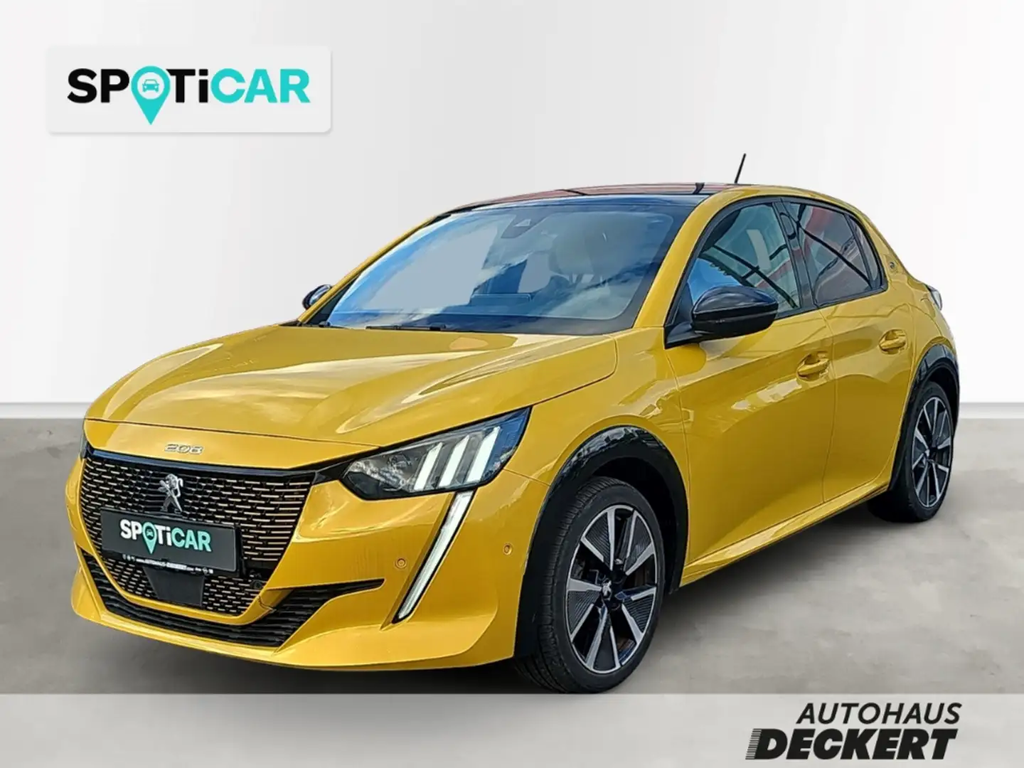 Peugeot 208 GT Elektro Panorama Navi LED ACC Apple CarPlay And Jaune - 1