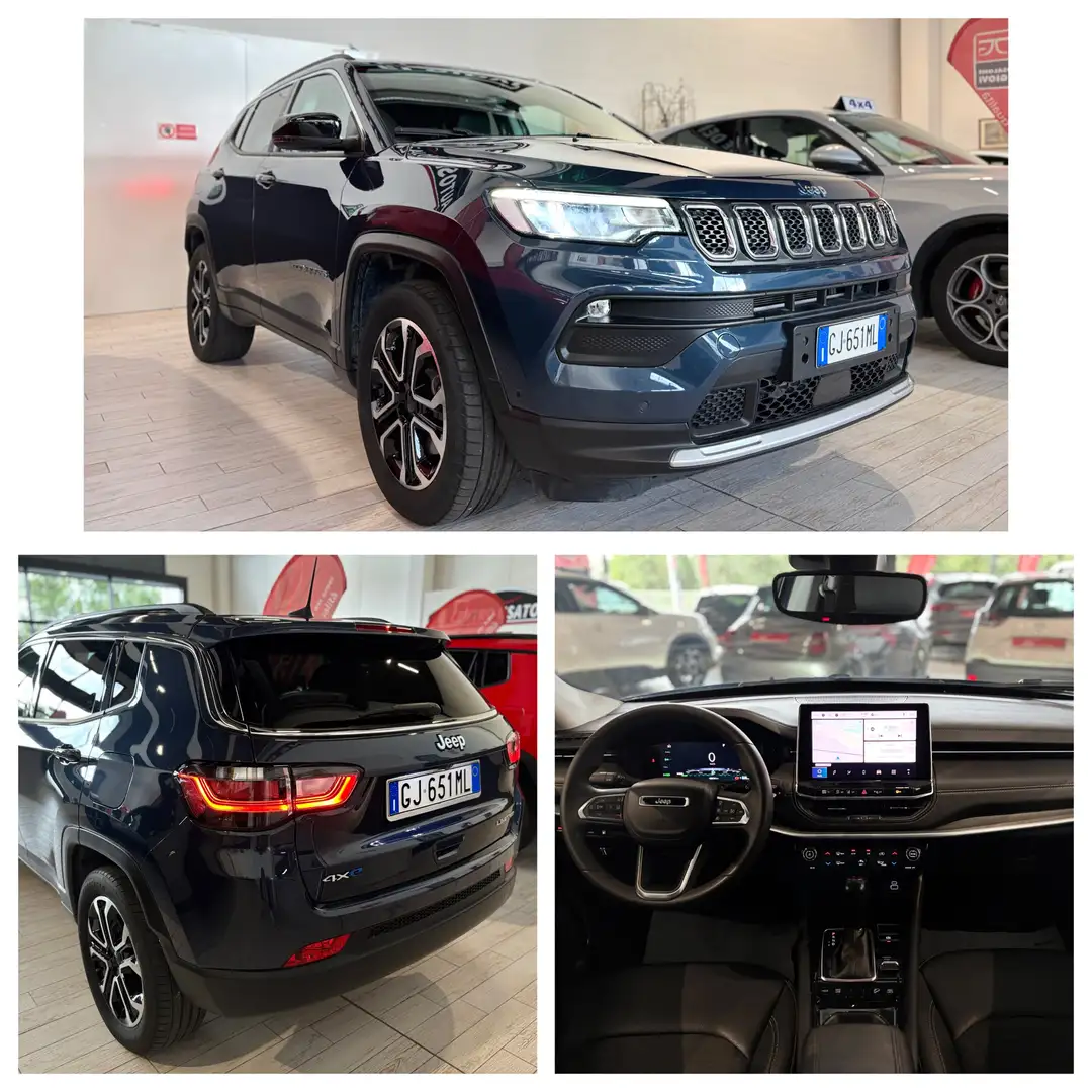 Jeep Compass LIMITED * NO OBBLIGO FINANZIAMENTO* 1.3 190CV 4Xe Blu/Azzurro - 1