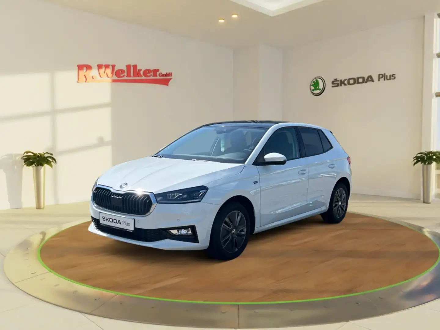 Skoda Fabia Drive 1.0 TSI ''Panoglasdach''Lane Assist''Navi''L Weiß - 1
