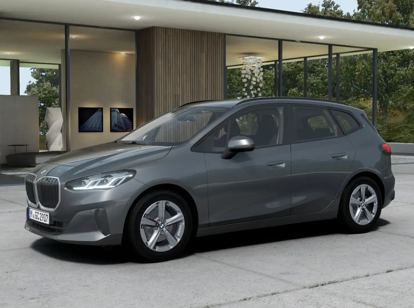 BMW 218 i Active Tourer PremiumPaket/AHK/ACC/17-Zoll Gri - 2