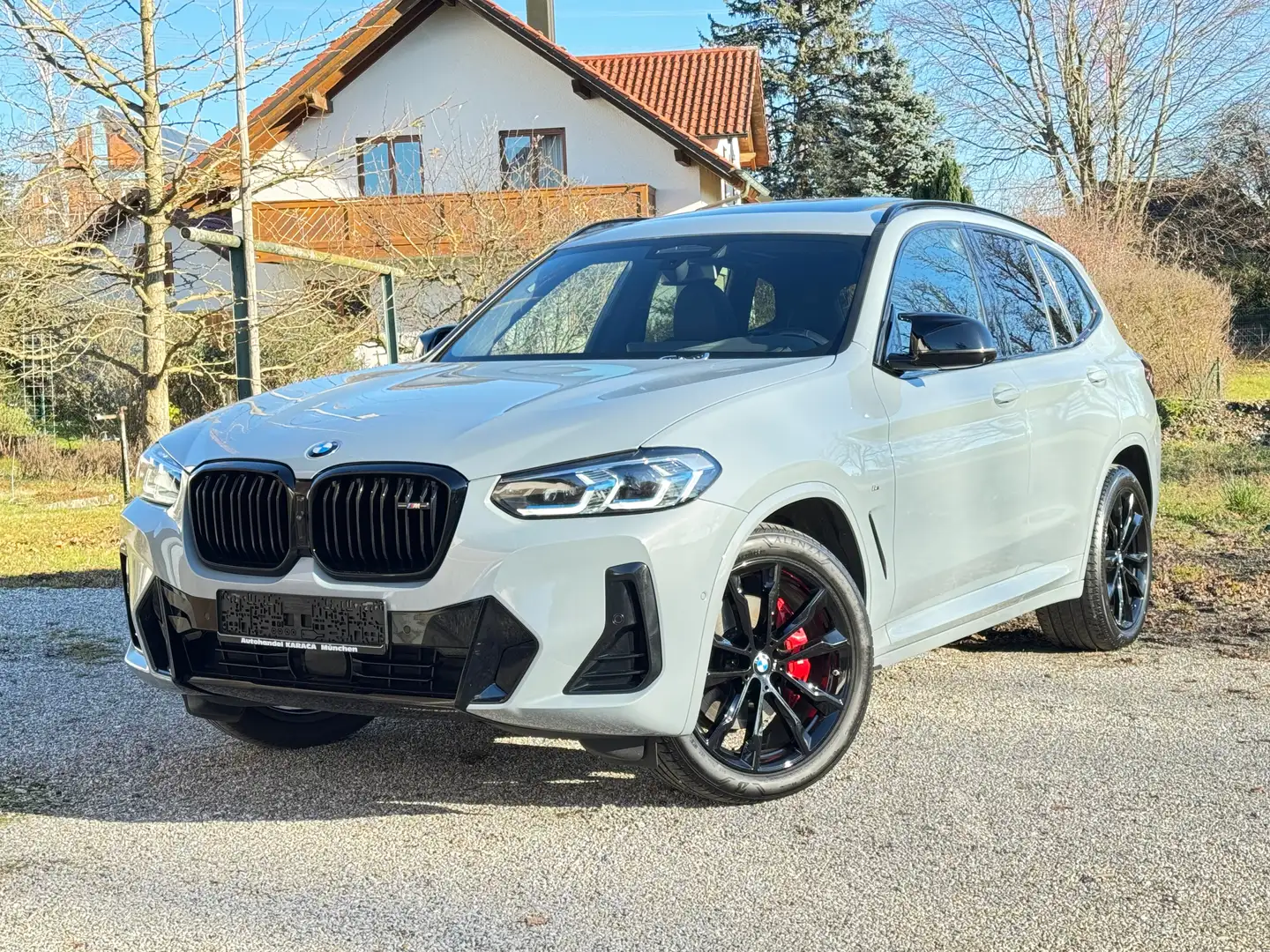 BMW X3 M M40 d Pano AHK Laser Standheizung VOLL 1.Hand Gris - 1