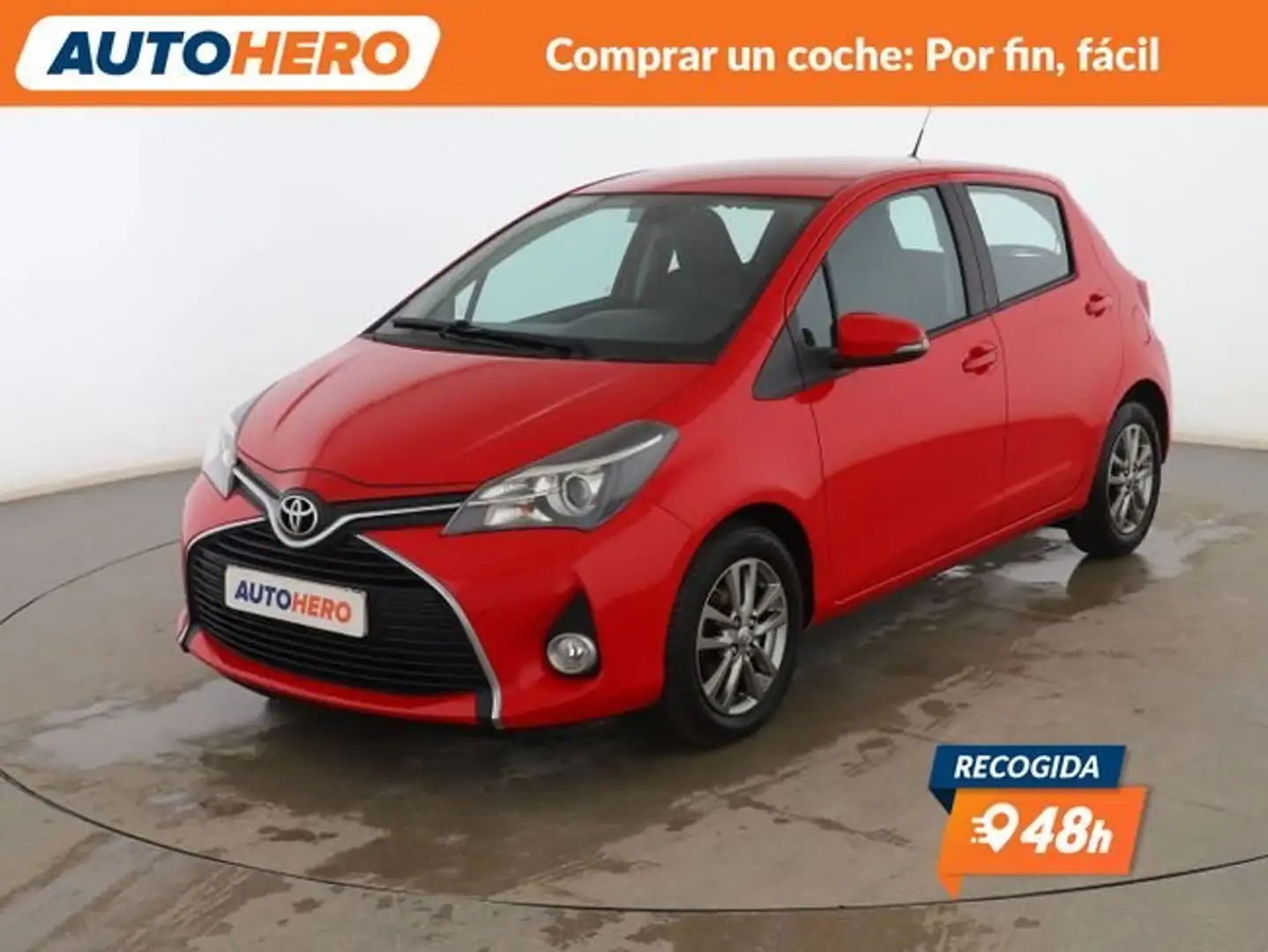 Toyota Yaris 1.4D-4D Active Rojo - 1