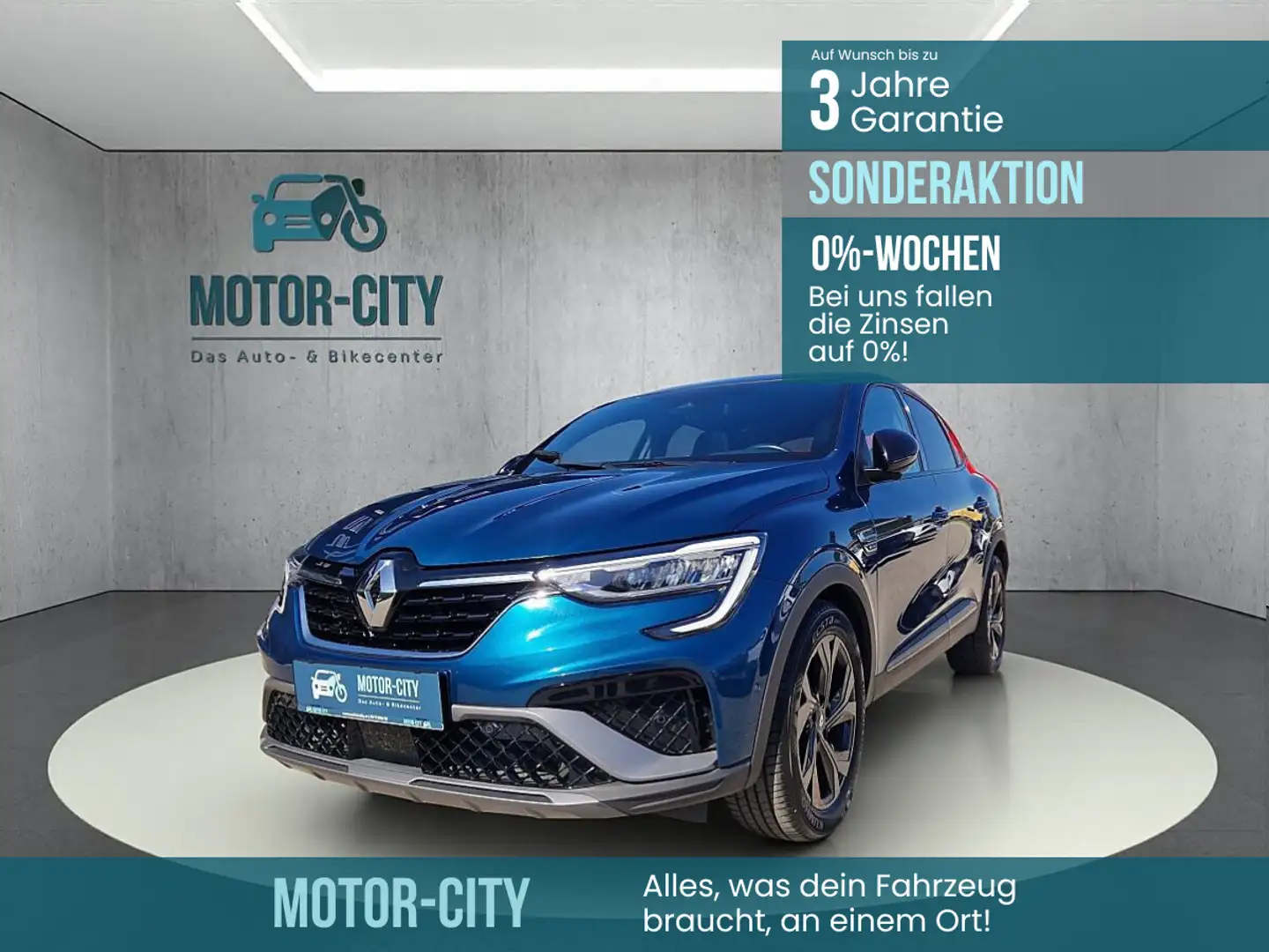 Renault Arkana TCe 140 EDC PF R.S. Line Aut. **0% Gebrauchtwag... Blau - 1