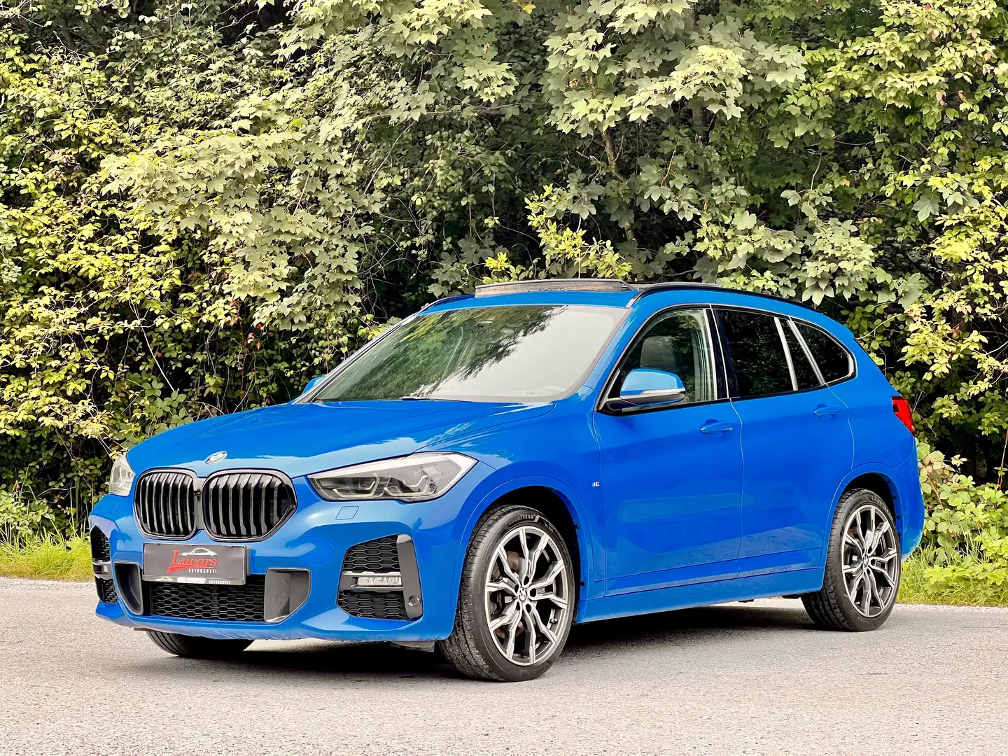BMW X1 xDrive 20 d M Sport Aut. *PANO*HUP*LEDER*1 BESITZ* Blau - 1