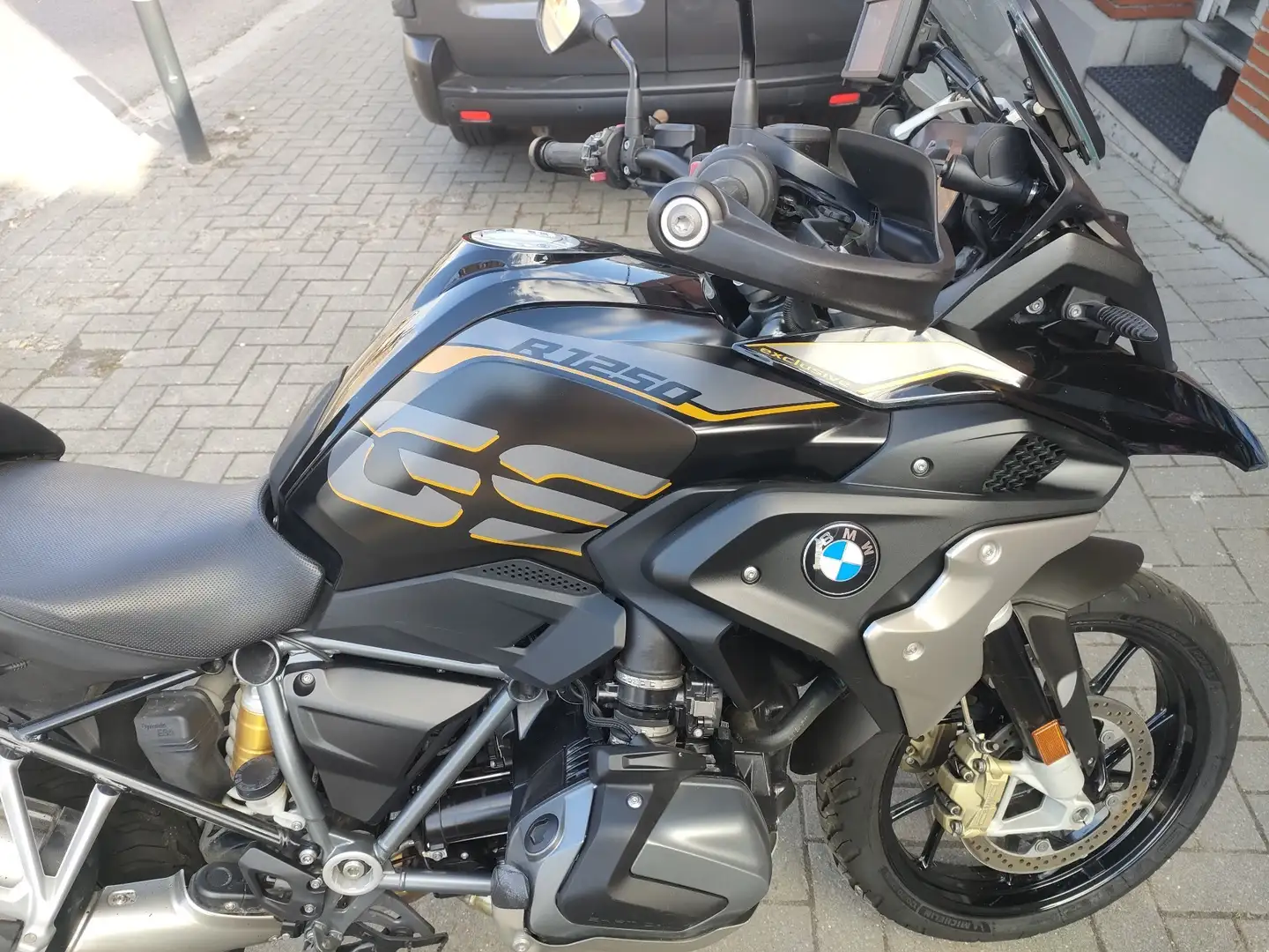 BMW R 1250 GS 3 pacs ,vendue avec les trois valises Vario et Gps Zwart - 2