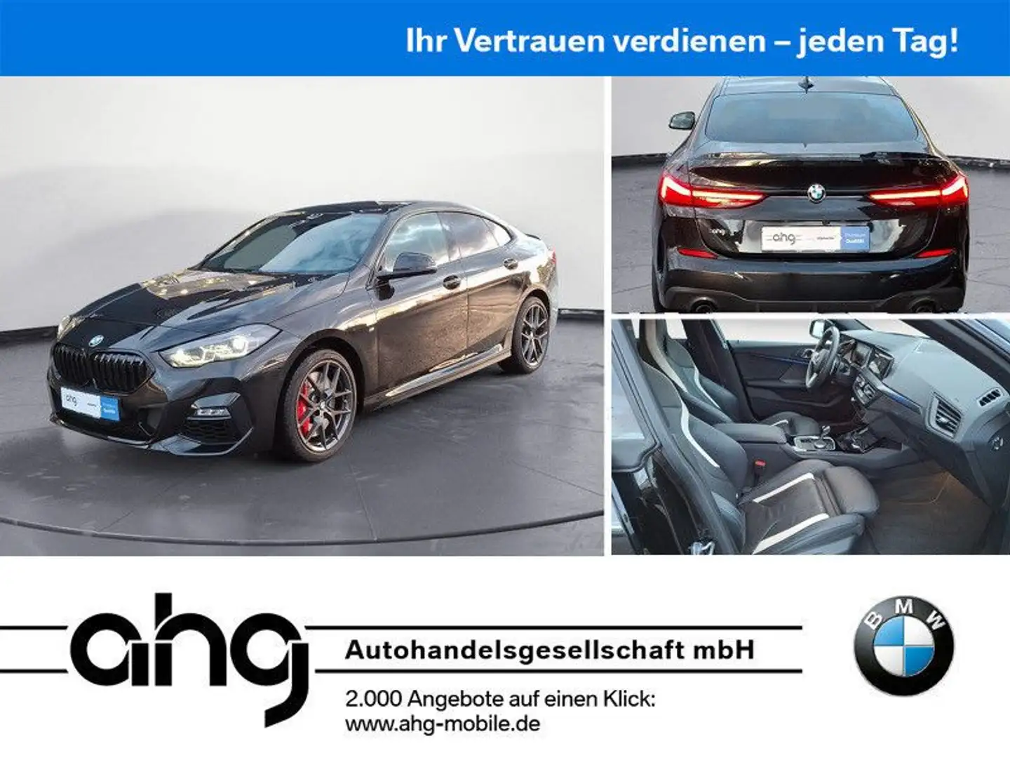 BMW 220i Gran Coupe Edition Colorvision M Sport Pano Noir - 1