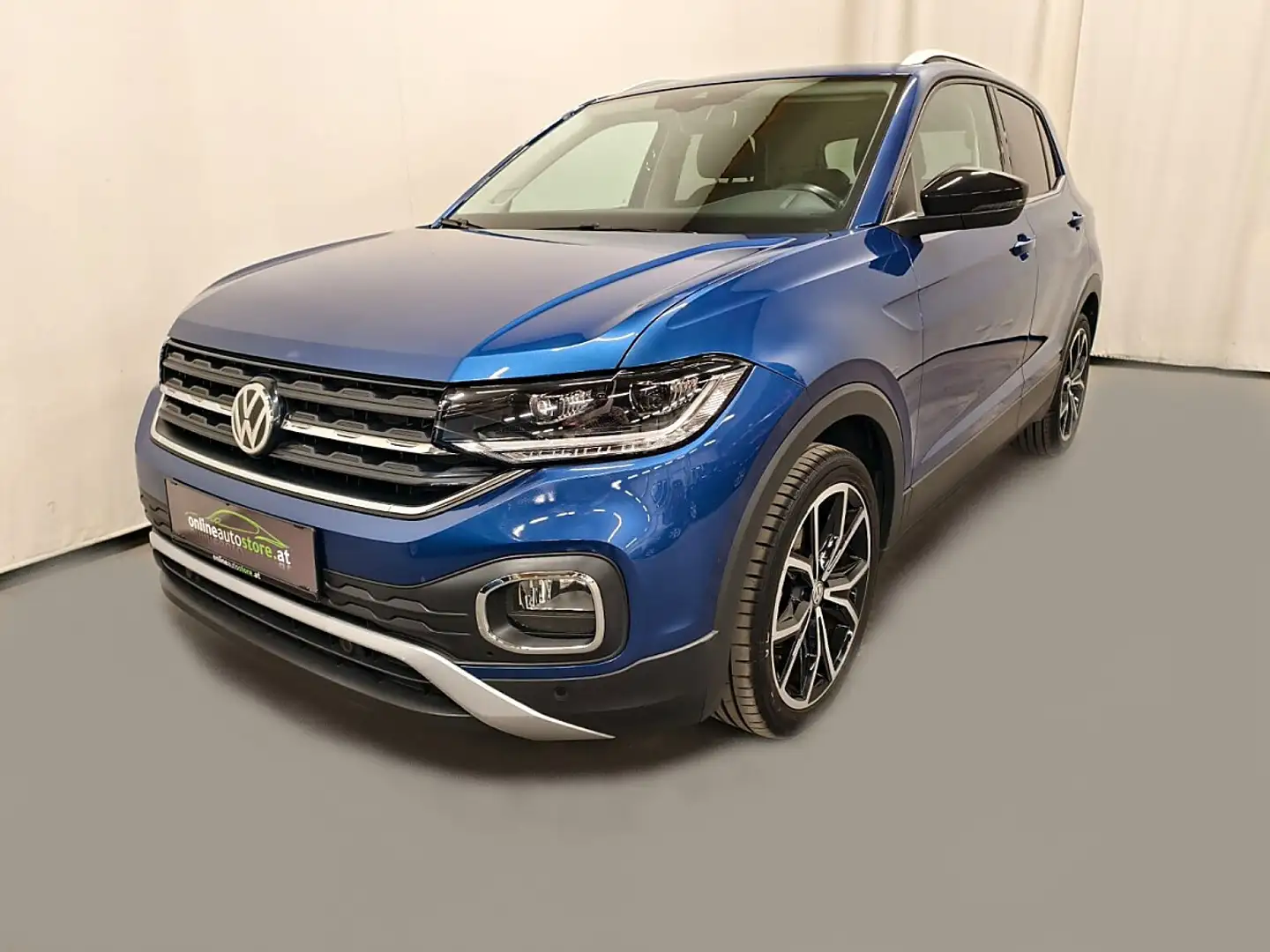 Volkswagen T-Cross 1,0 TSI DSG, LED, Dig.Cockpit, AC-Aut. Blau - 1