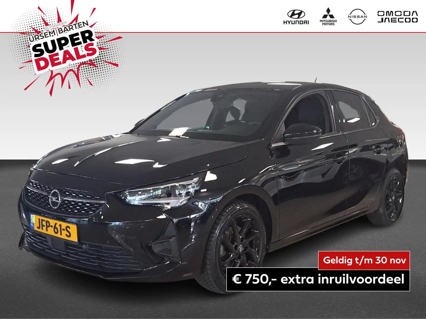 Opel Corsa 1.2 GS Line Automaat | 130PK | stoelverwarming Noir - 1