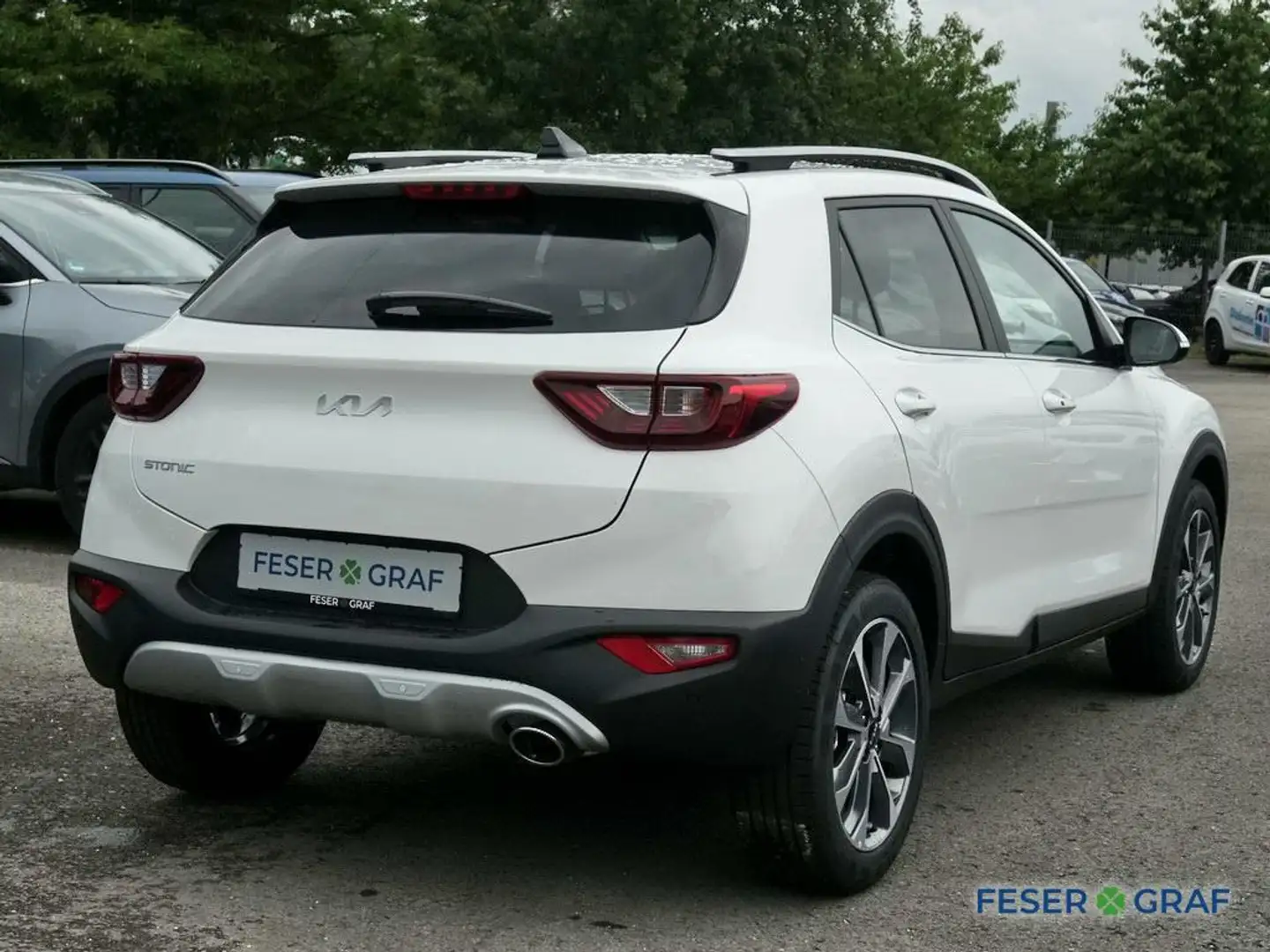 Kia Stonic 1.0T 48V DCT Spirit Technik Navi LED ACC Weiß - 2