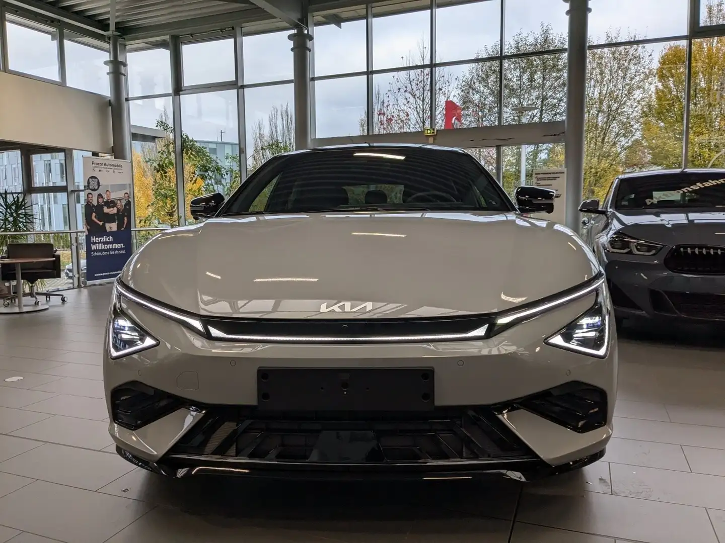 Kia EV6 GT-line AWD 84 kWh Glasdach, Technologie, Sound, A Grau - 2