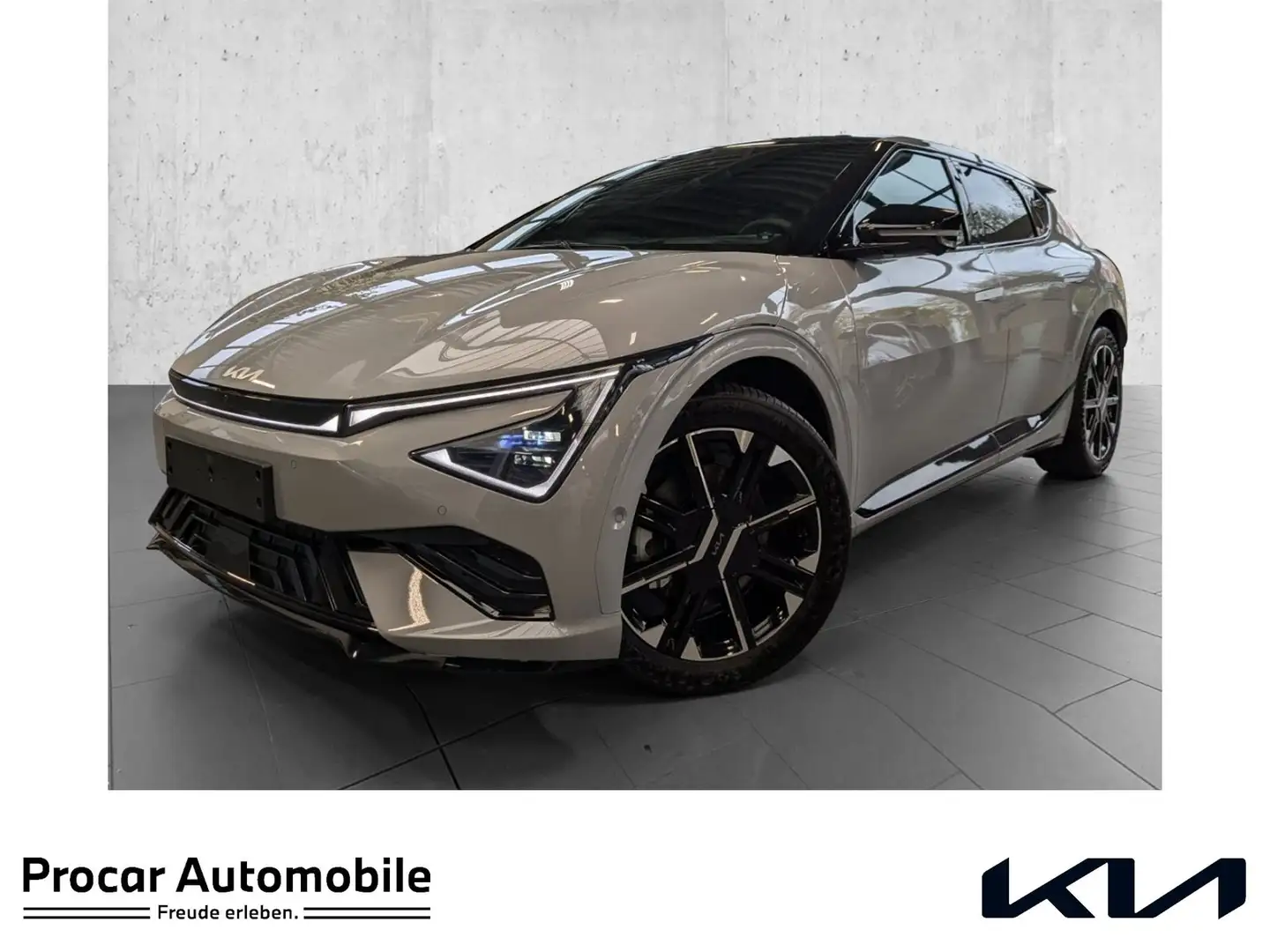 Kia EV6 GT-line AWD 84 kWh Glasdach, Technologie, Sound, A Grau - 1