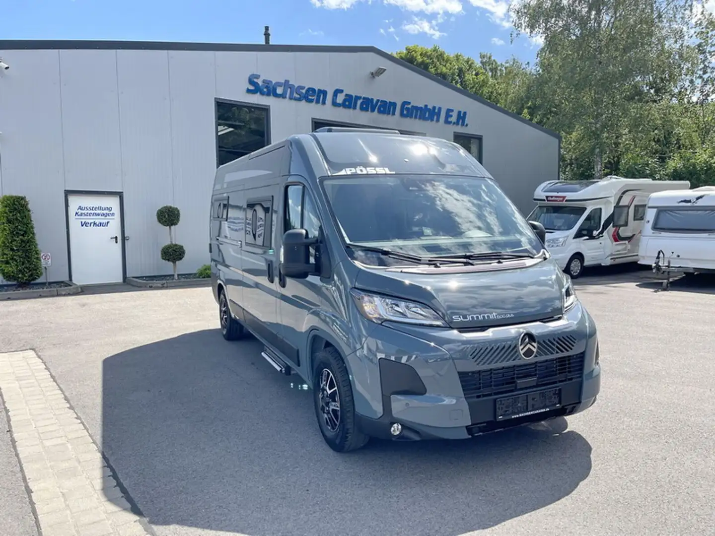 Pössl Summit 600 Plus Citroen 140 PS Dieselheizung Grau - 1