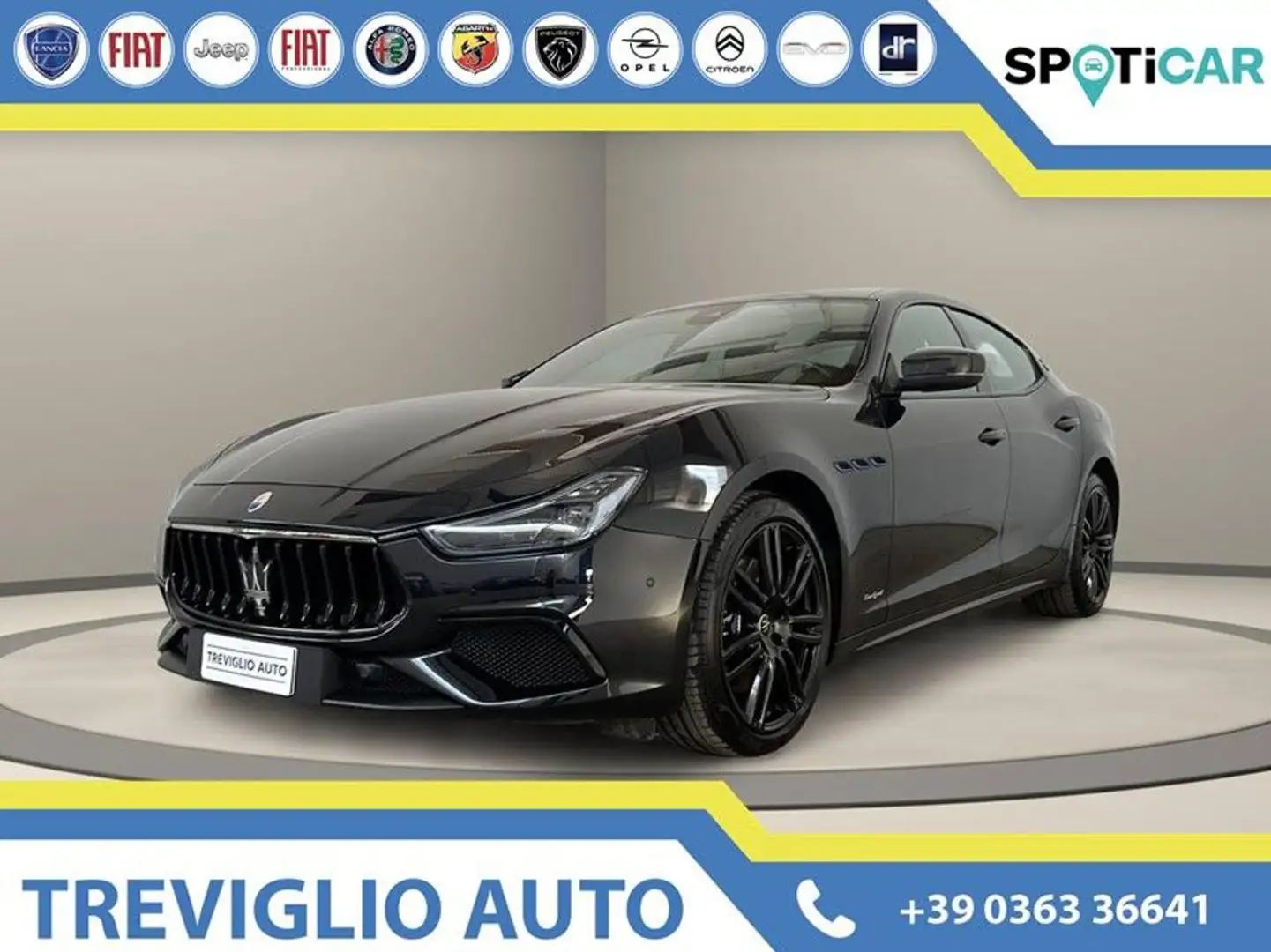 Maserati Ghibli L4 330 CV MHEV Gransport PACK CARBONIO Noir - 1